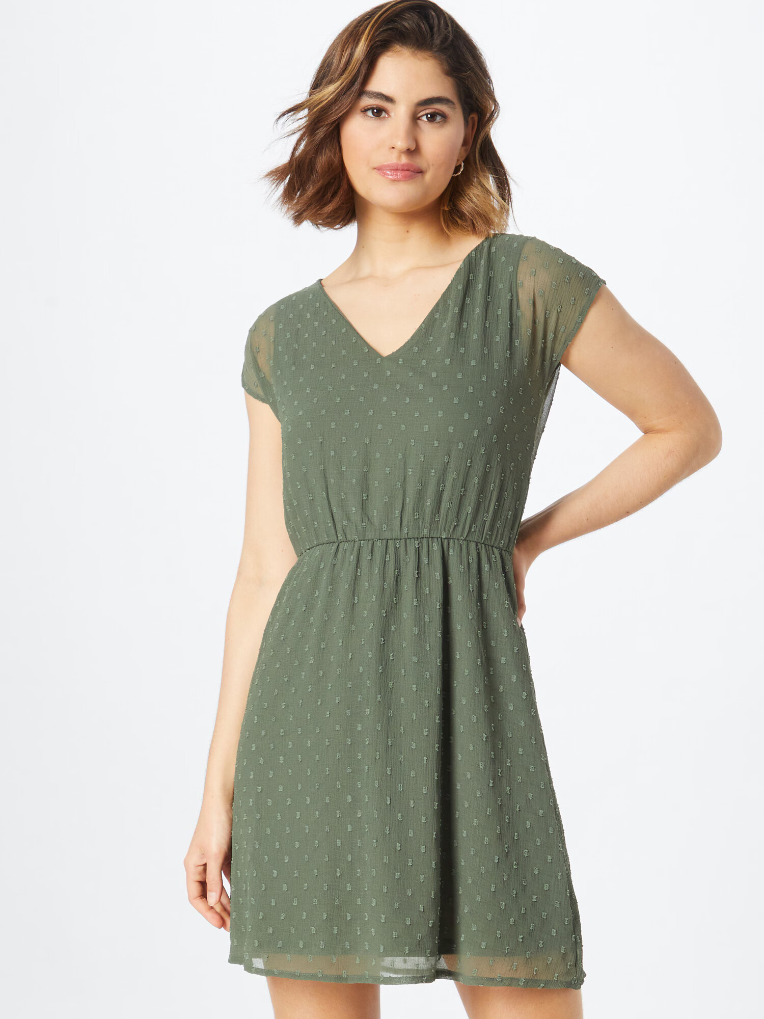 ABOUT YOU Rochie 'Kirsten' verde kiwi - Pled.ro