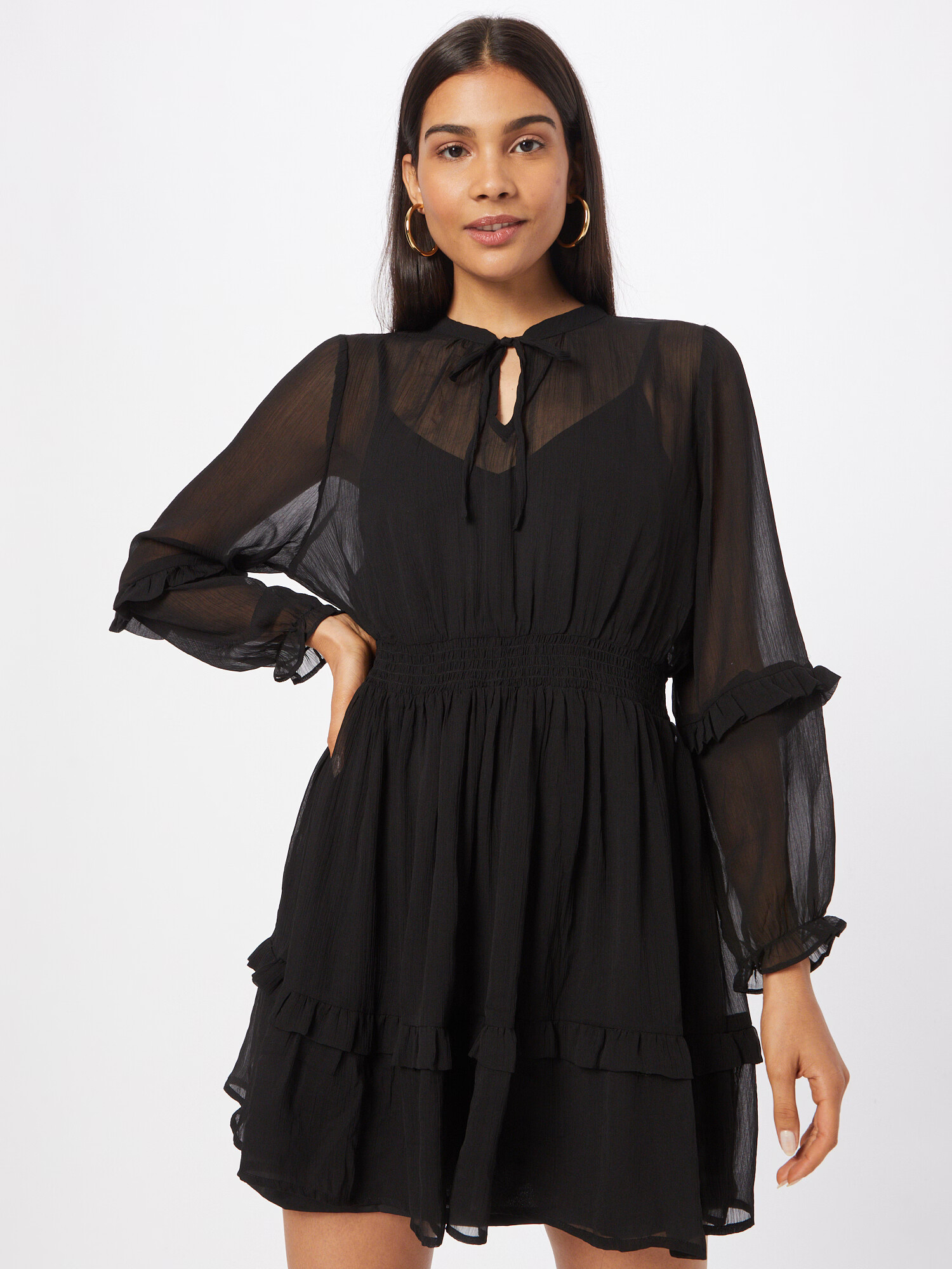 ABOUT YOU Rochie 'Levinia Dress' negru - Pled.ro