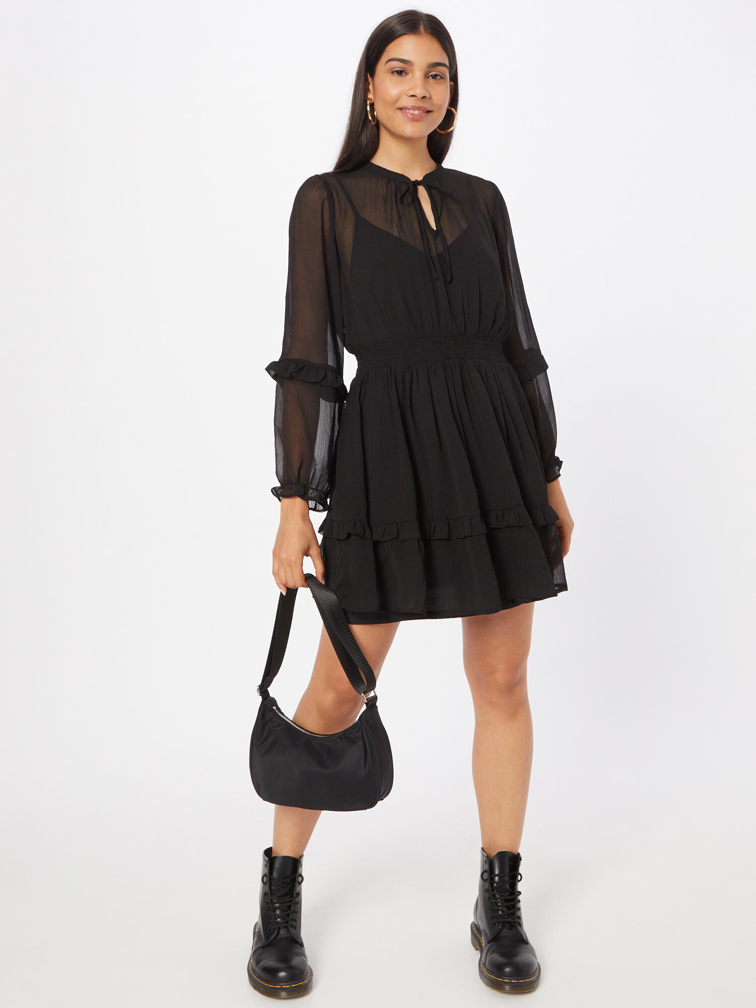 ABOUT YOU Rochie 'Levinia Dress' negru - Pled.ro