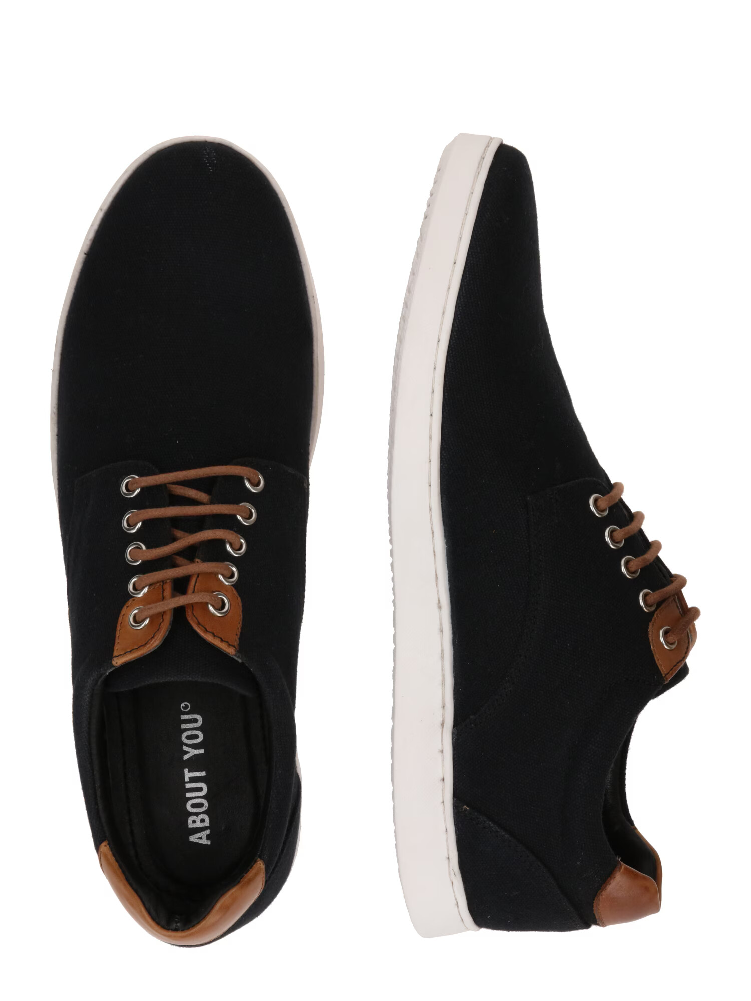 ABOUT YOU Sneaker low 'Carlo' negru - Pled.ro