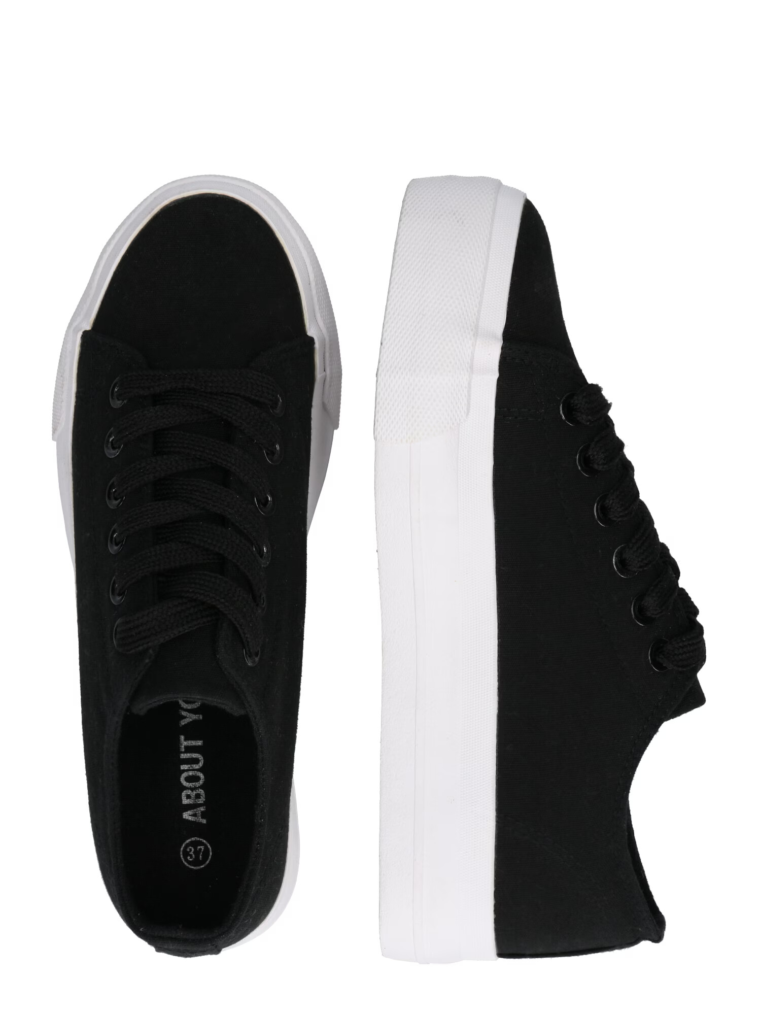 ABOUT YOU Sneaker low 'Eda' negru - Pled.ro