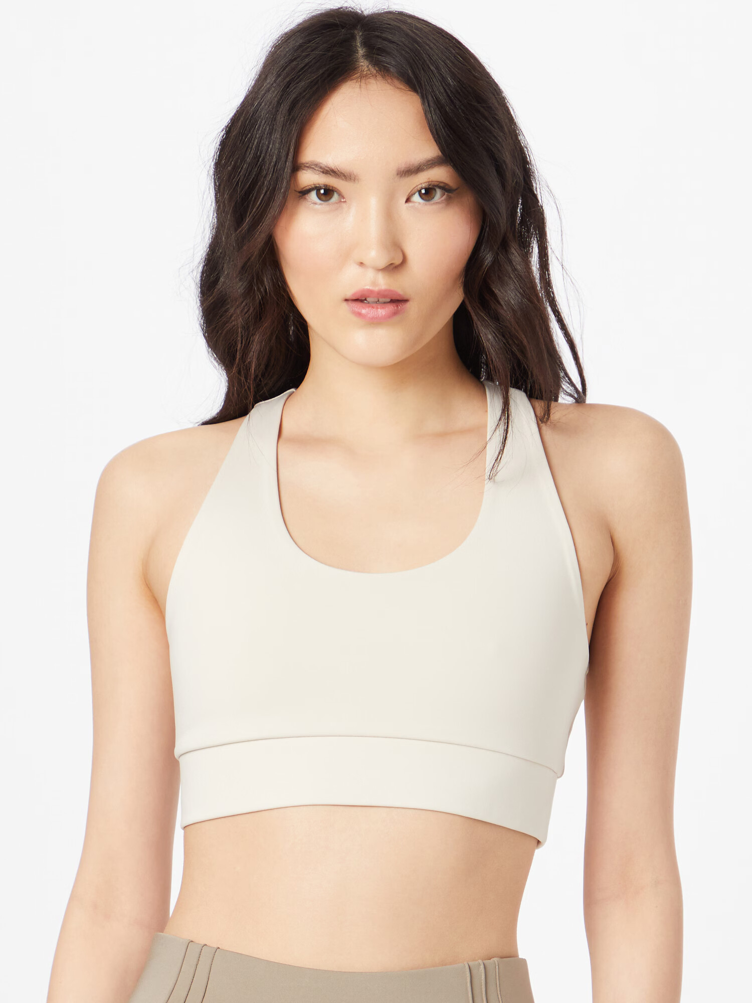 ABOUT YOU Sport top 'Mila' crem - Pled.ro