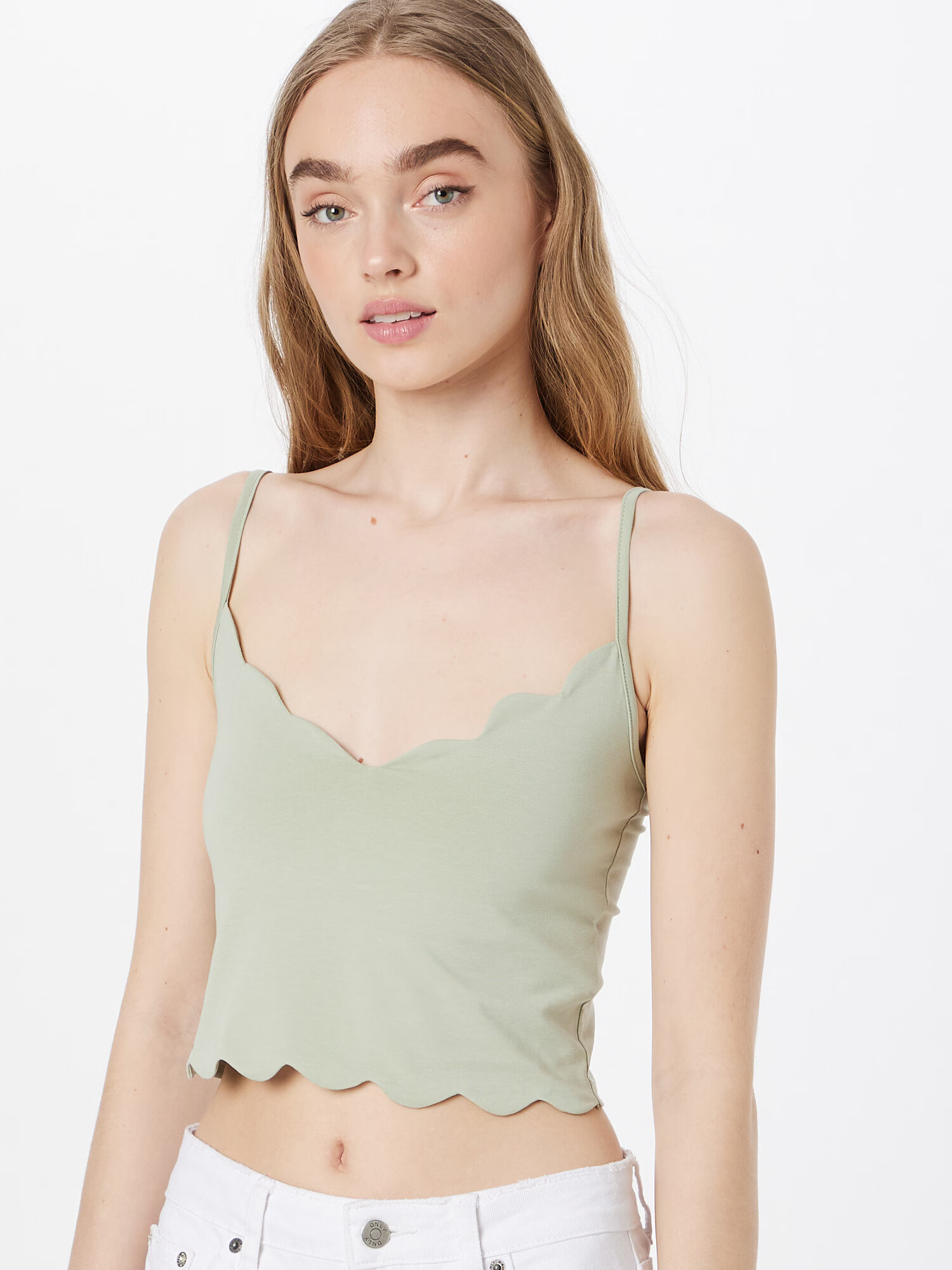 ABOUT YOU Top 'Auguste' verde - Pled.ro