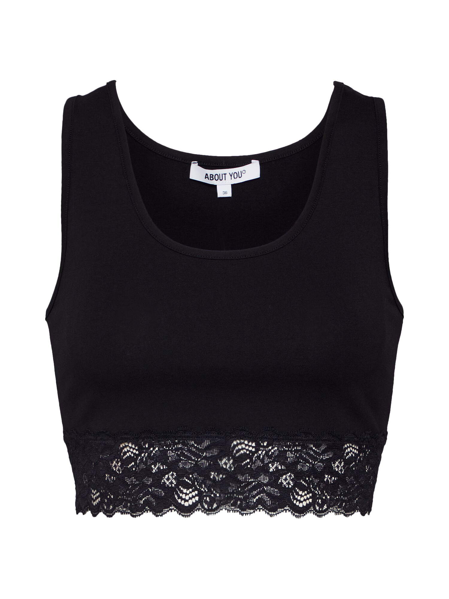 ABOUT YOU Top 'Lotte' negru - Pled.ro