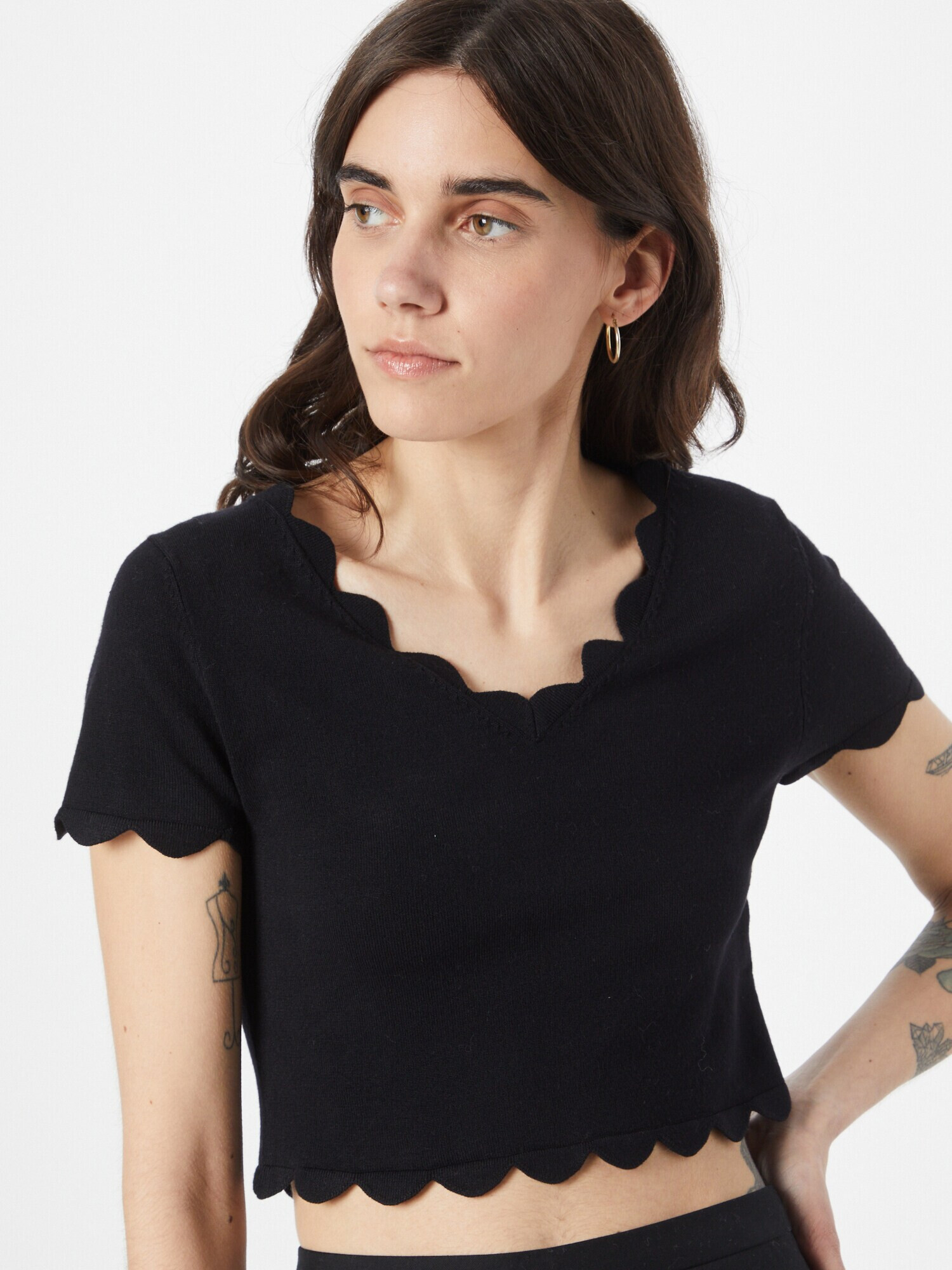 ABOUT YOU Tricou 'Ayana ' negru - Pled.ro