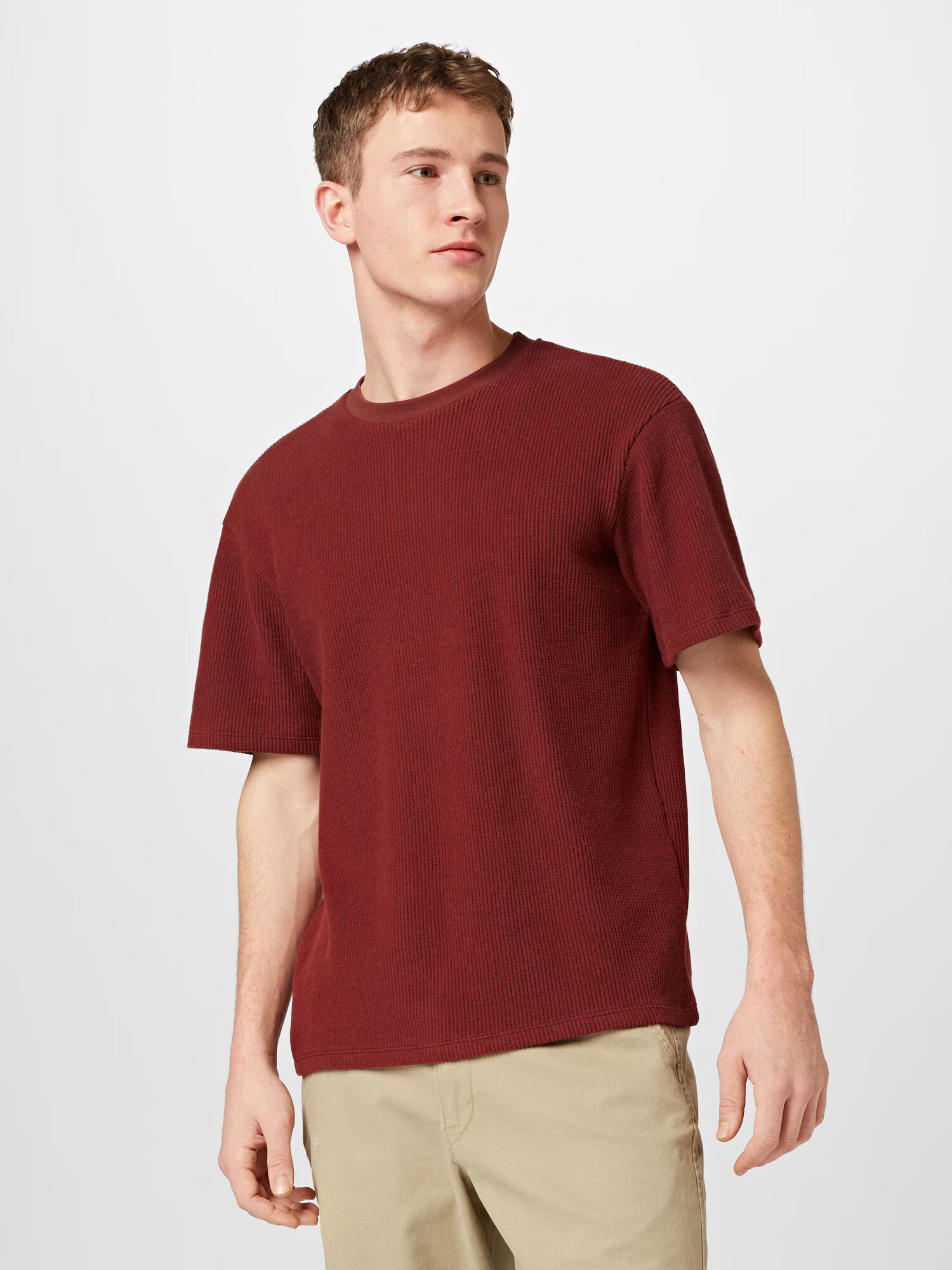 ABOUT YOU Tricou 'Ben' roșu burgundy - Pled.ro