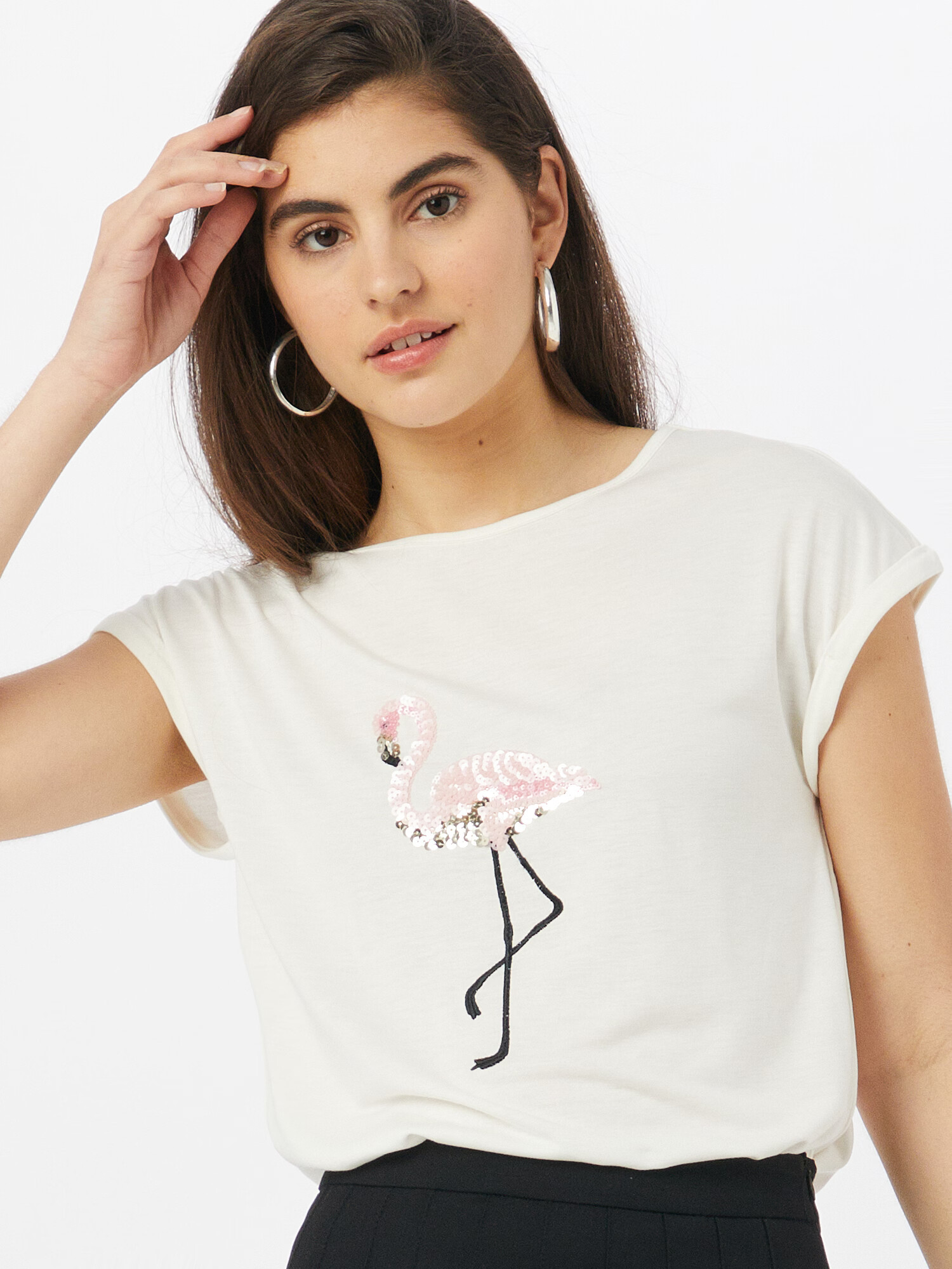 ABOUT YOU Tricou 'Elif' alb - Pled.ro