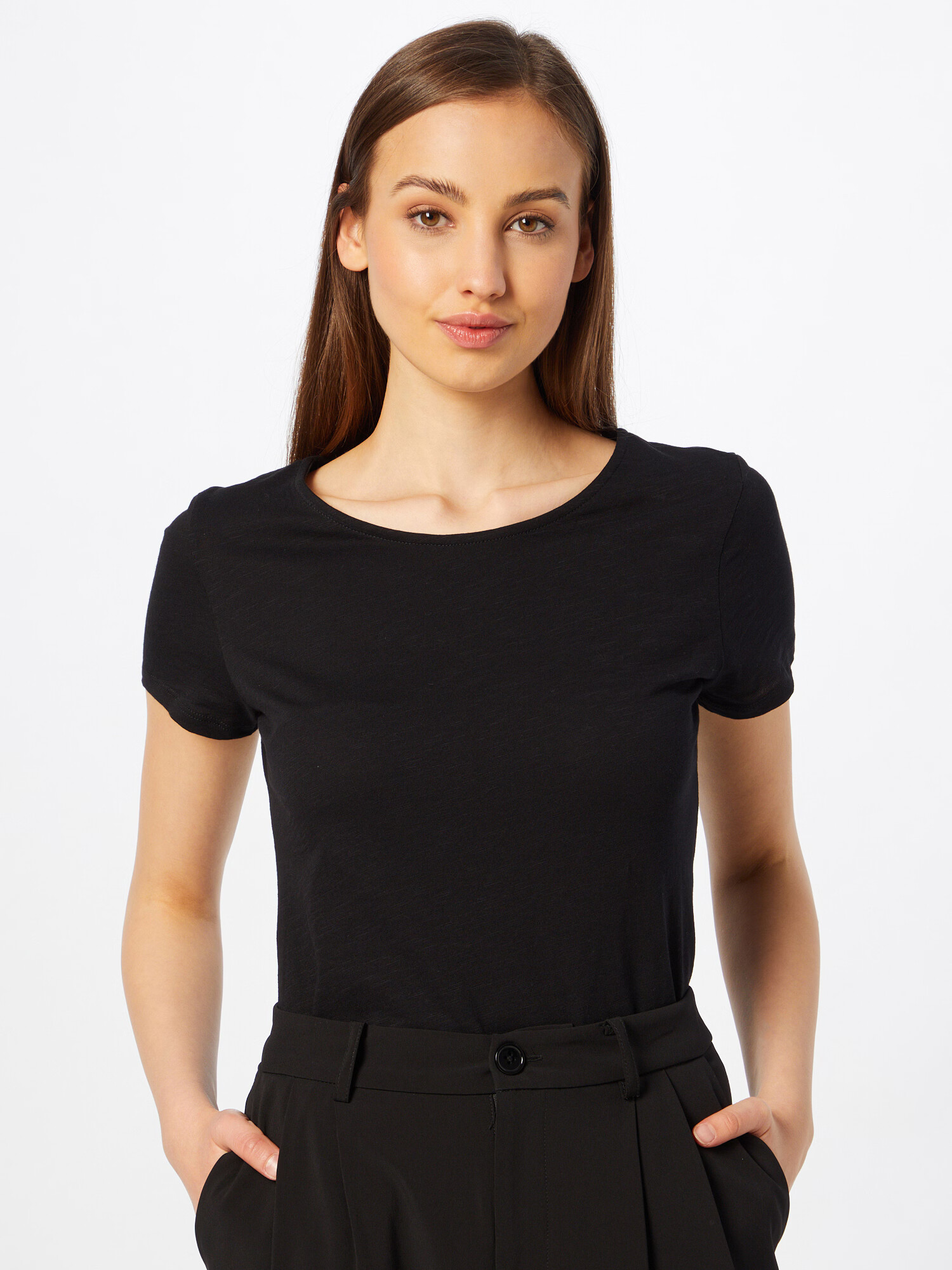 ABOUT YOU Tricou 'Ella' negru - Pled.ro