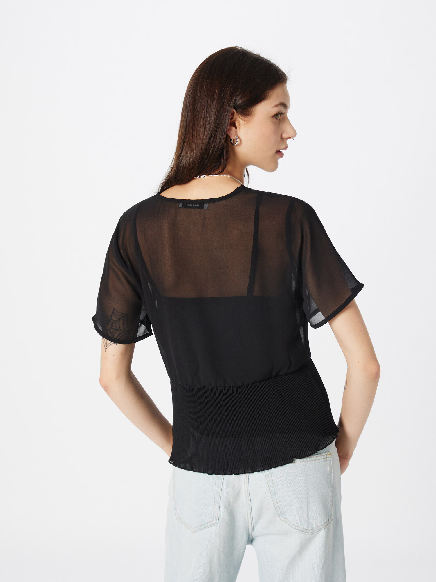 ABOUT YOU Tricou 'Ester' negru - Pled.ro