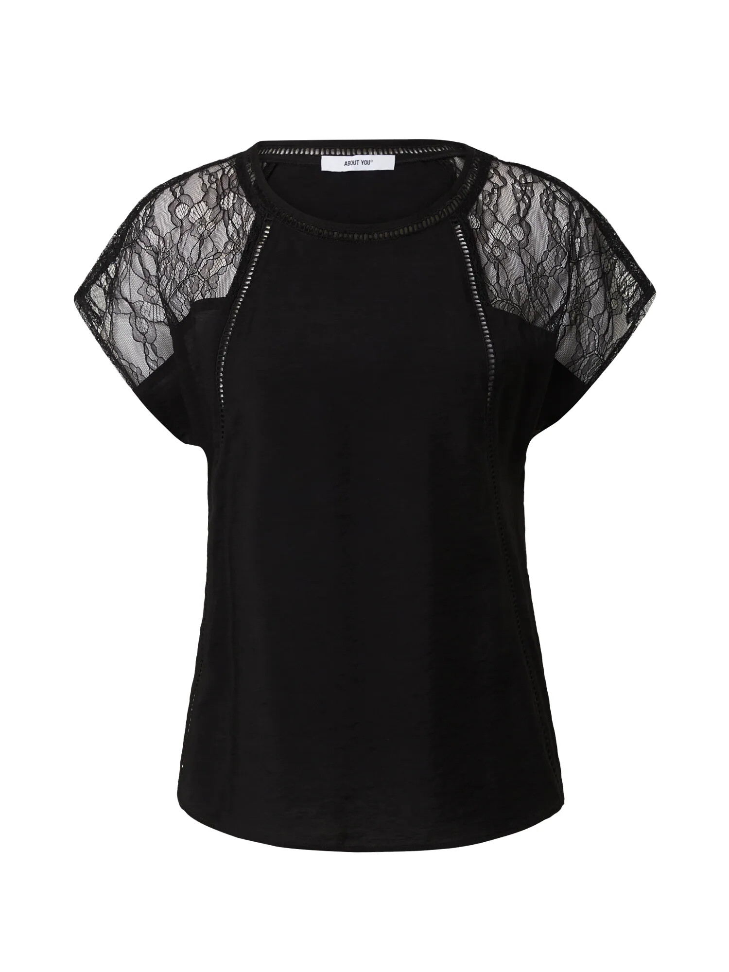 ABOUT YOU Tricou 'Laura' negru - Pled.ro