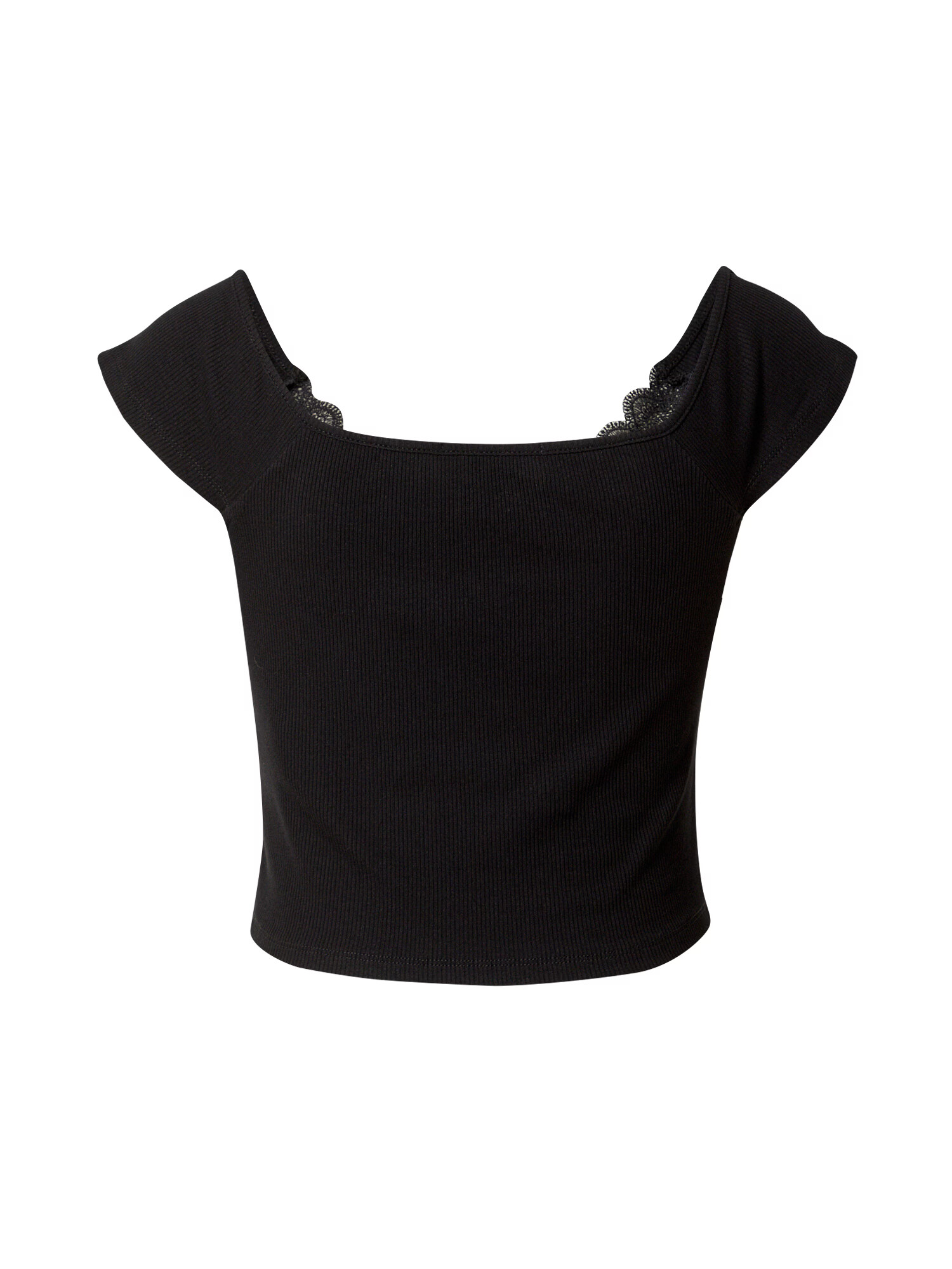 ABOUT YOU Tricou 'Mele' negru - Pled.ro