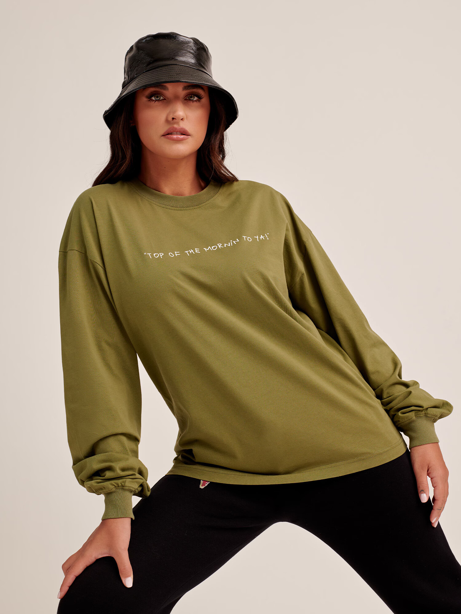 ABOUT YOU x Antonia Tricou 'Rieke' verde - Pled.ro