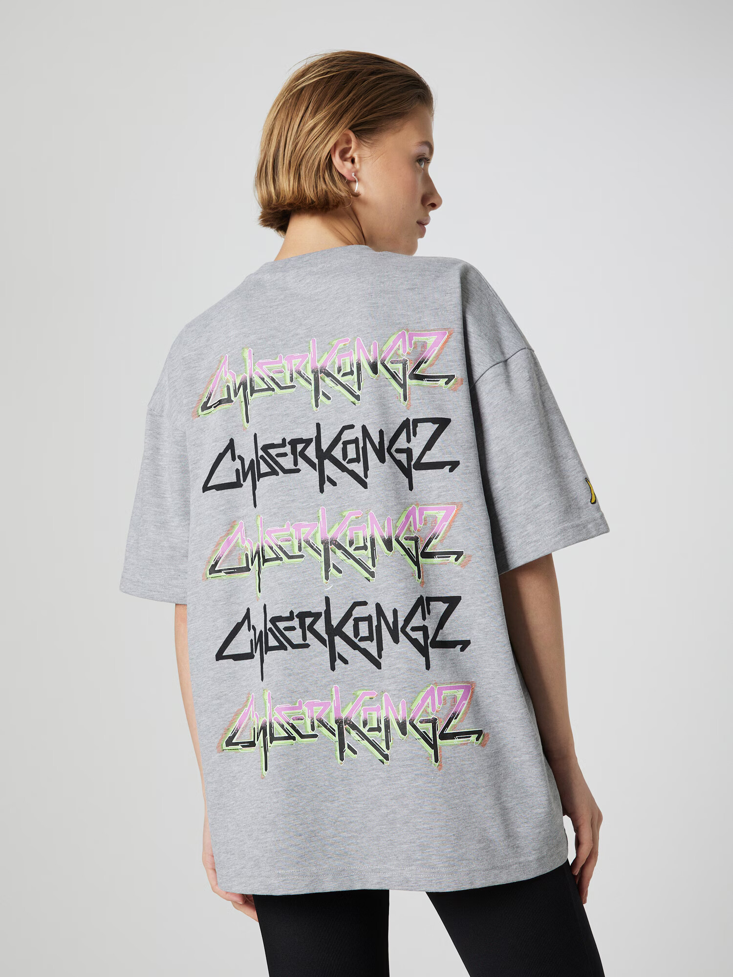 About You x Cyberkongz Tricou 'Lennard' gri - Pled.ro