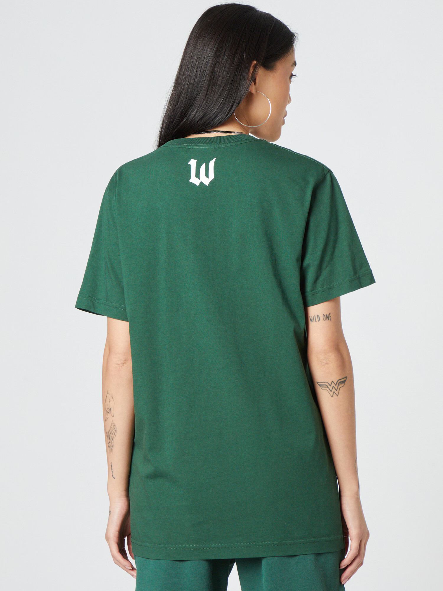 ABOUT YOU x Dardan Tricou 'Theo' verde închis - Pled.ro