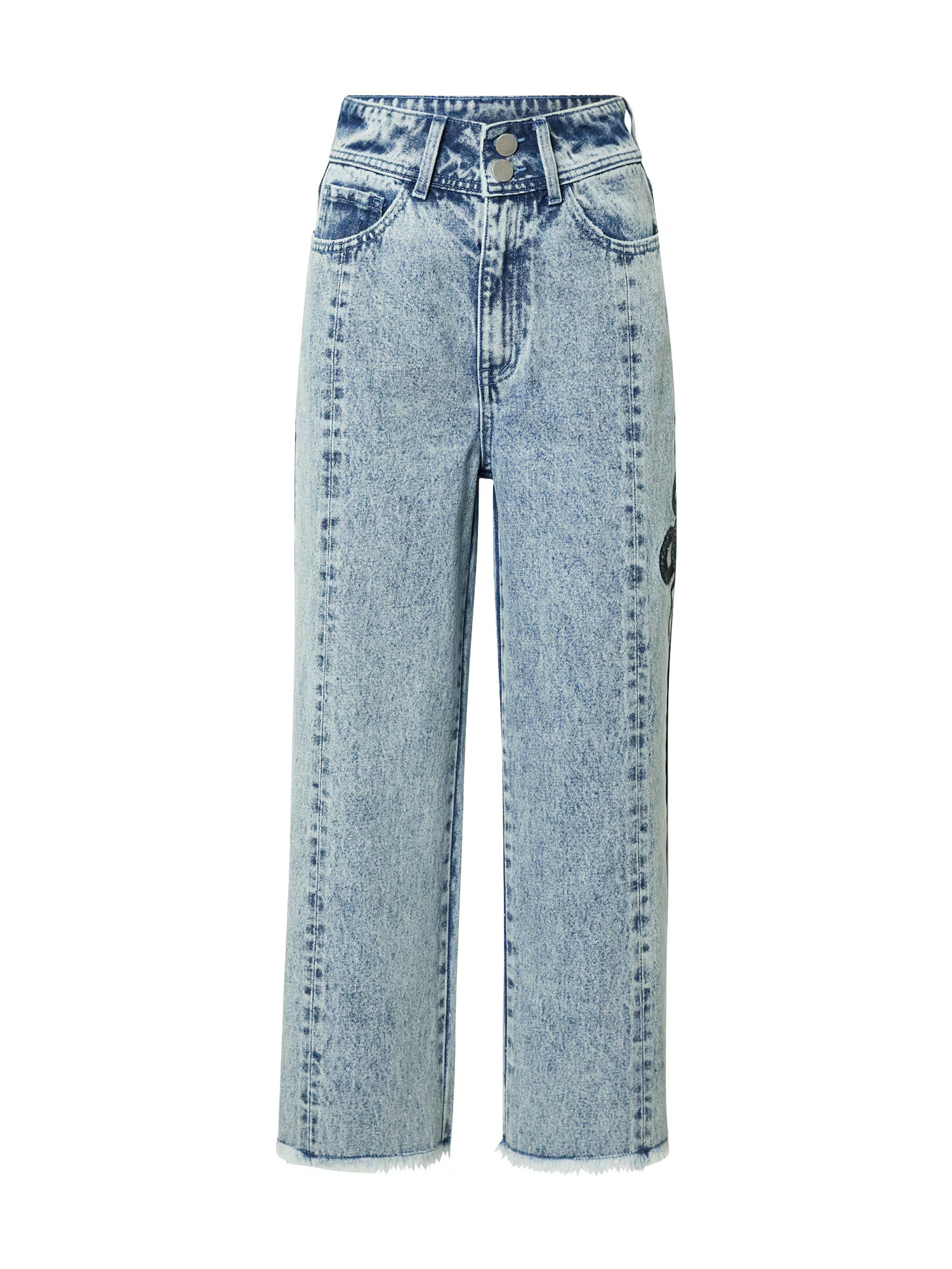 ABOUT YOU x INNA Jeans 'Lou' albastru denim - Pled.ro