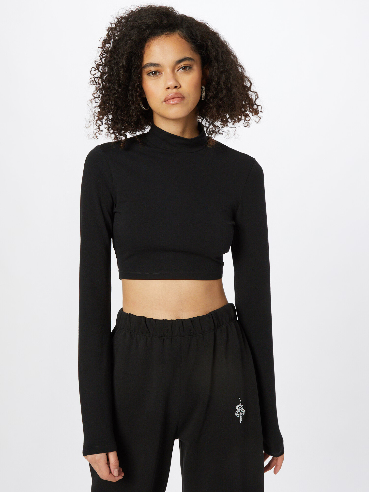 ABOUT YOU x INNA Tricou 'Jara' negru - Pled.ro