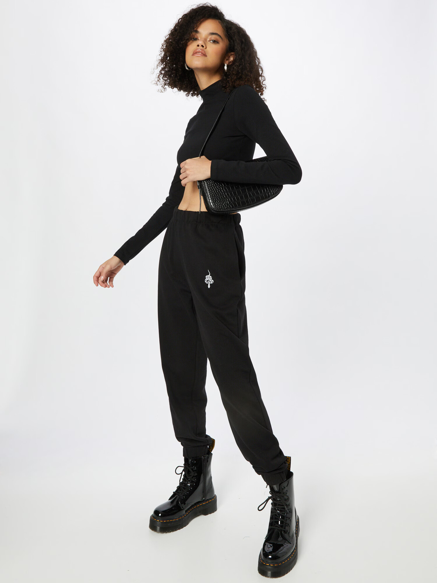 ABOUT YOU x INNA Tricou 'Jara' negru - Pled.ro