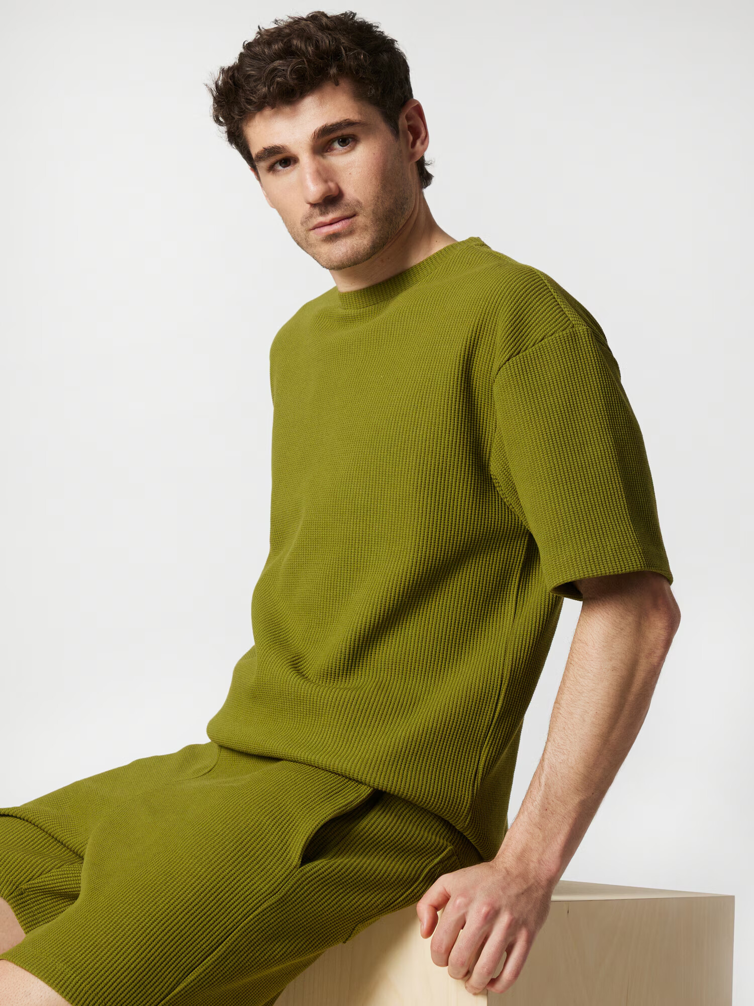 ABOUT YOU x Kevin Trapp Tricou 'Theodor' verde - Pled.ro