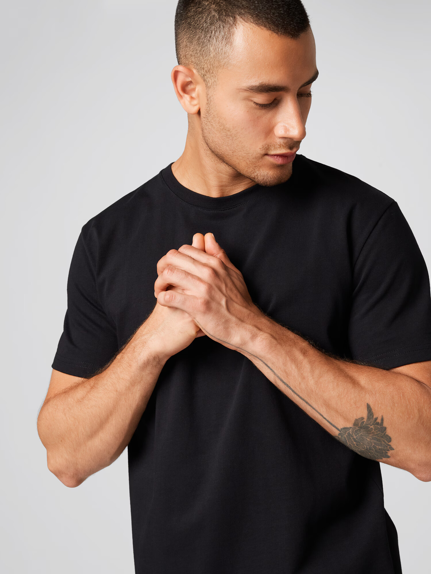 ABOUT YOU x Kevin Trapp Tricou 'Bent' negru - Pled.ro