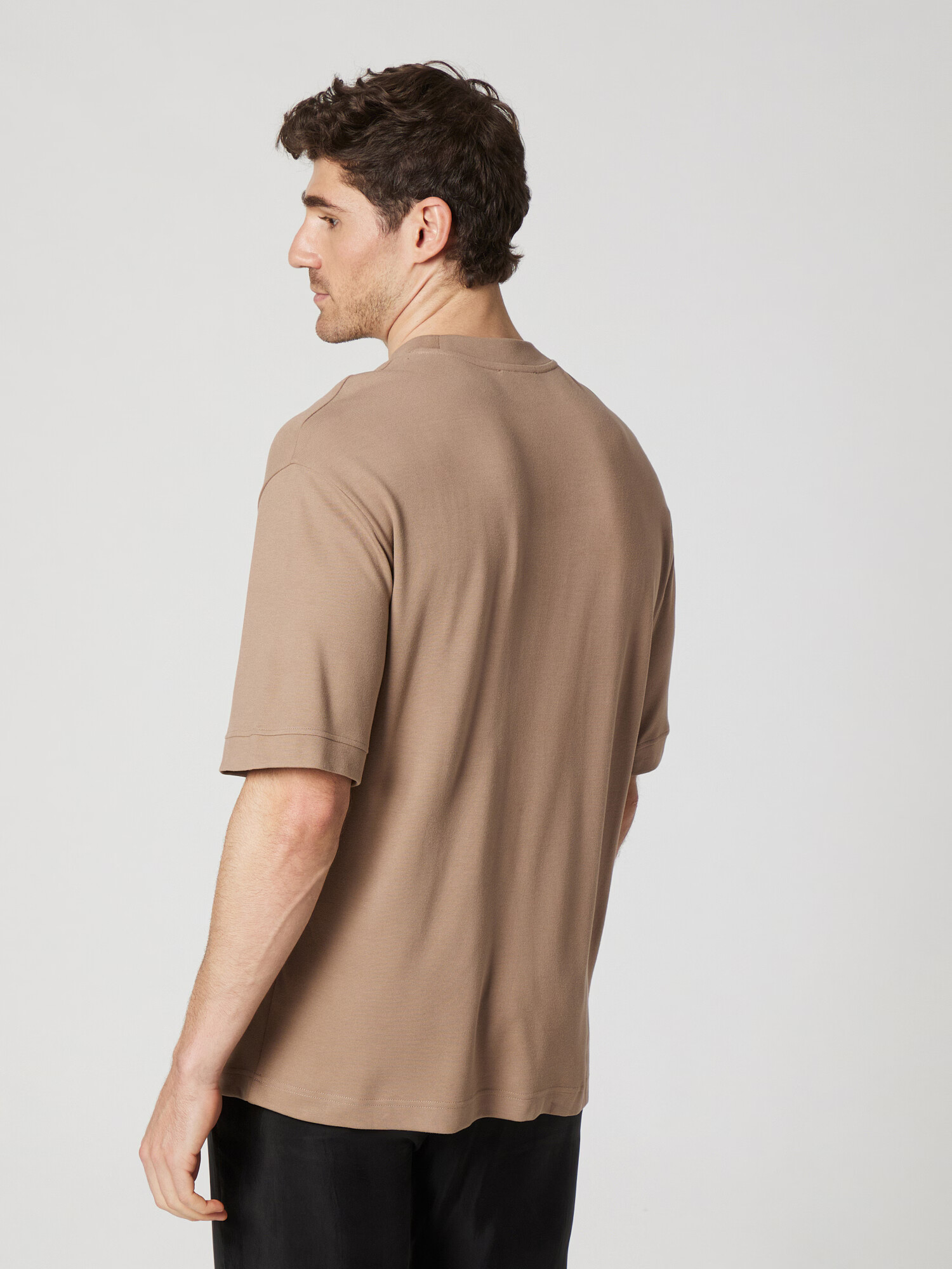 ABOUT YOU x Kevin Trapp Tricou 'Chris' gri taupe - Pled.ro