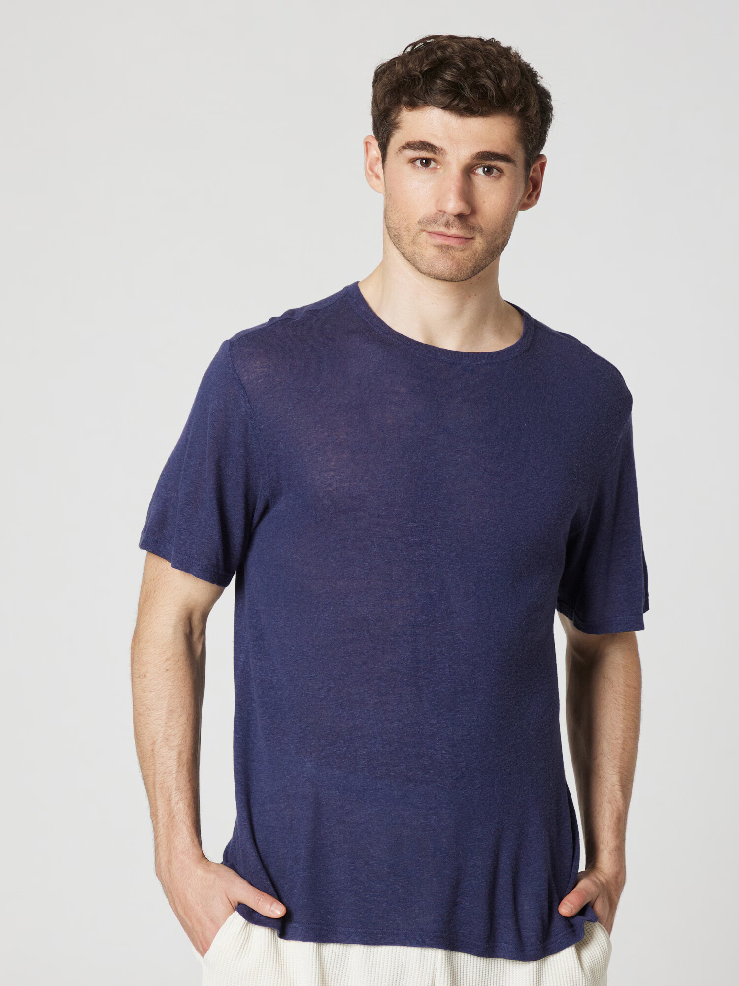 ABOUT YOU x Kevin Trapp Tricou 'Lutz' bleumarin - Pled.ro