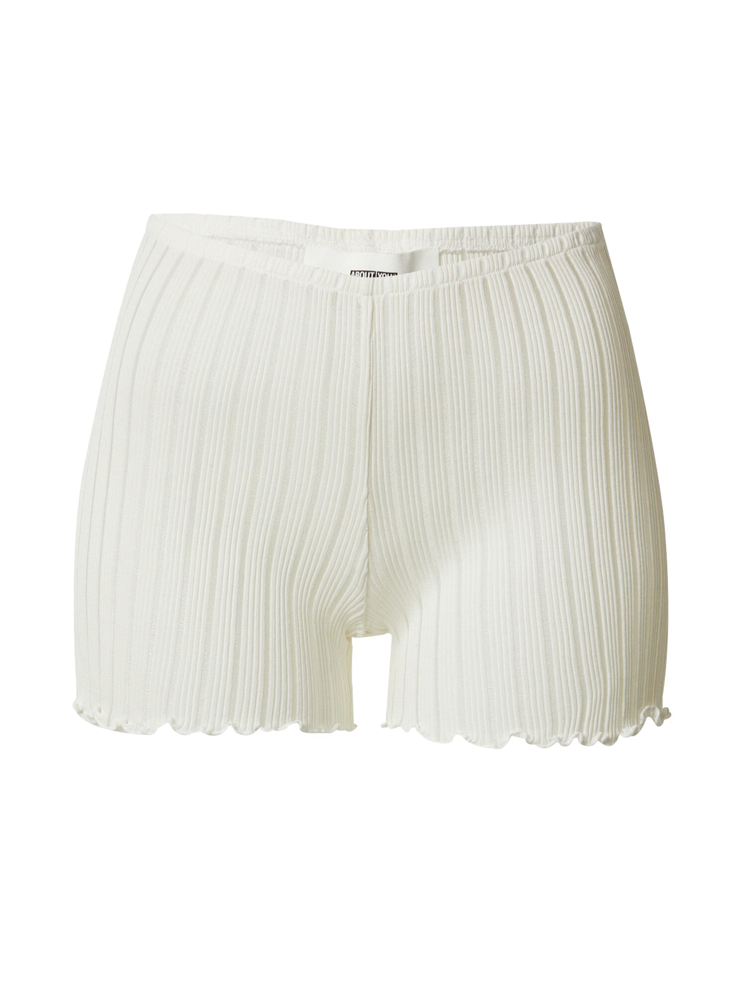 ABOUT YOU x Marie von Behrens Pantaloni 'Fabiola' alb natural - Pled.ro