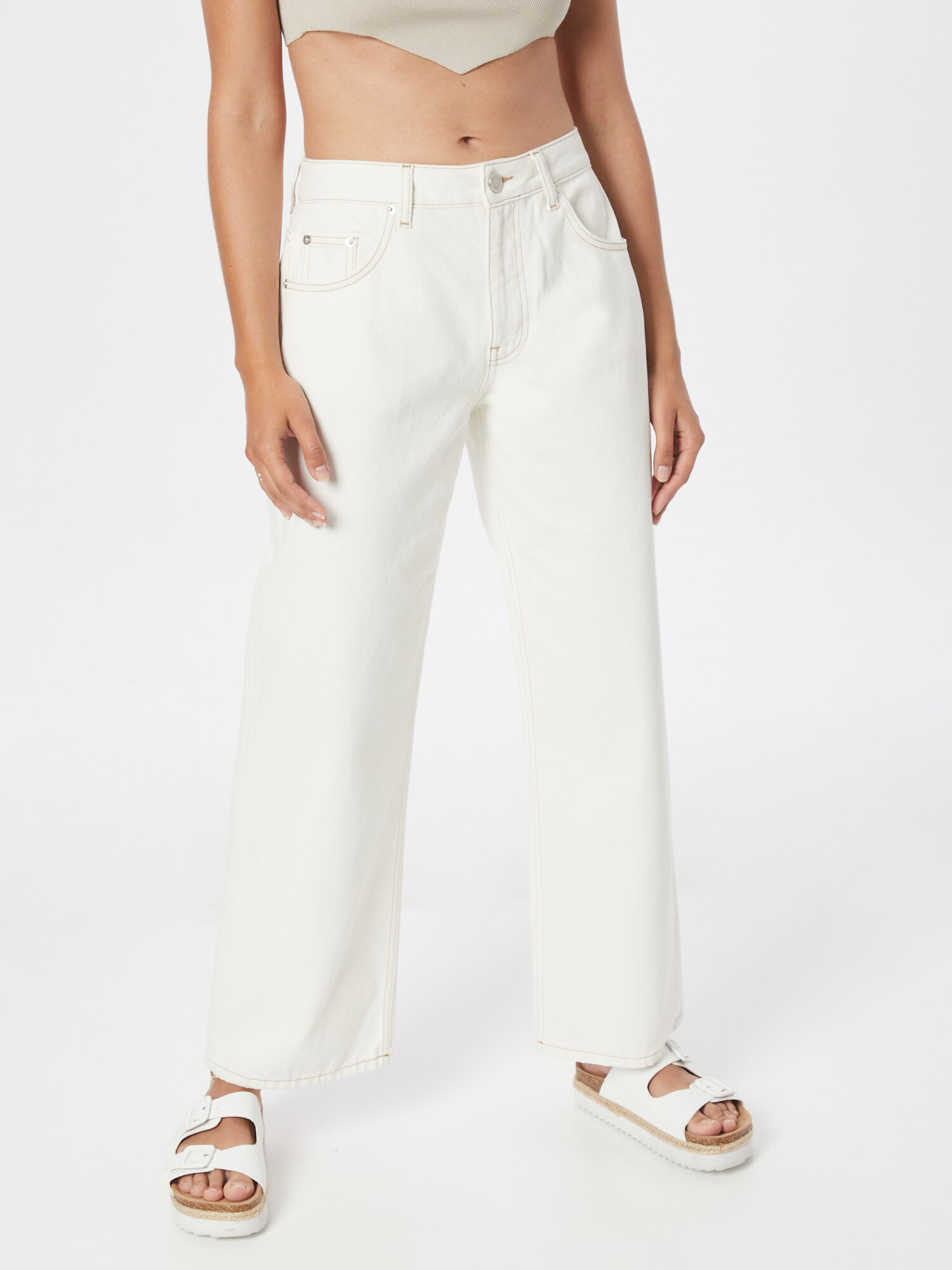 millane Jeans 'Esther' alb murdar - Pled.ro