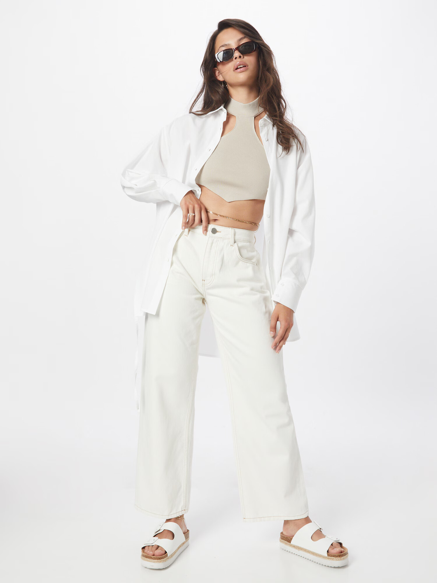 millane Jeans 'Esther' alb murdar - Pled.ro