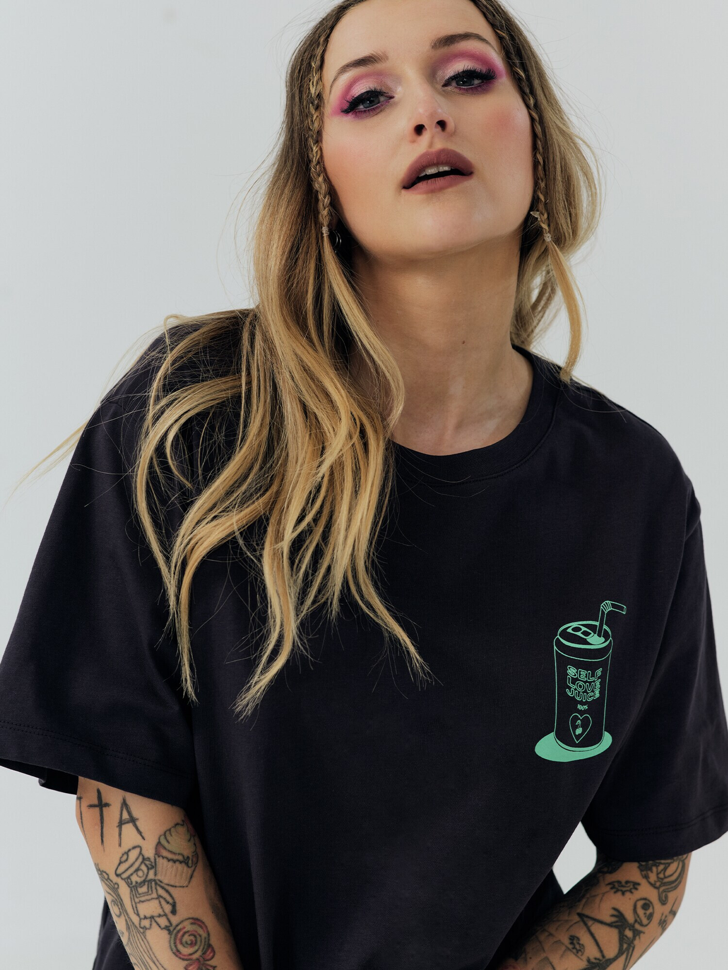 ABOUT YOU x Sharlota Tricou 'Ida' negru - Pled.ro