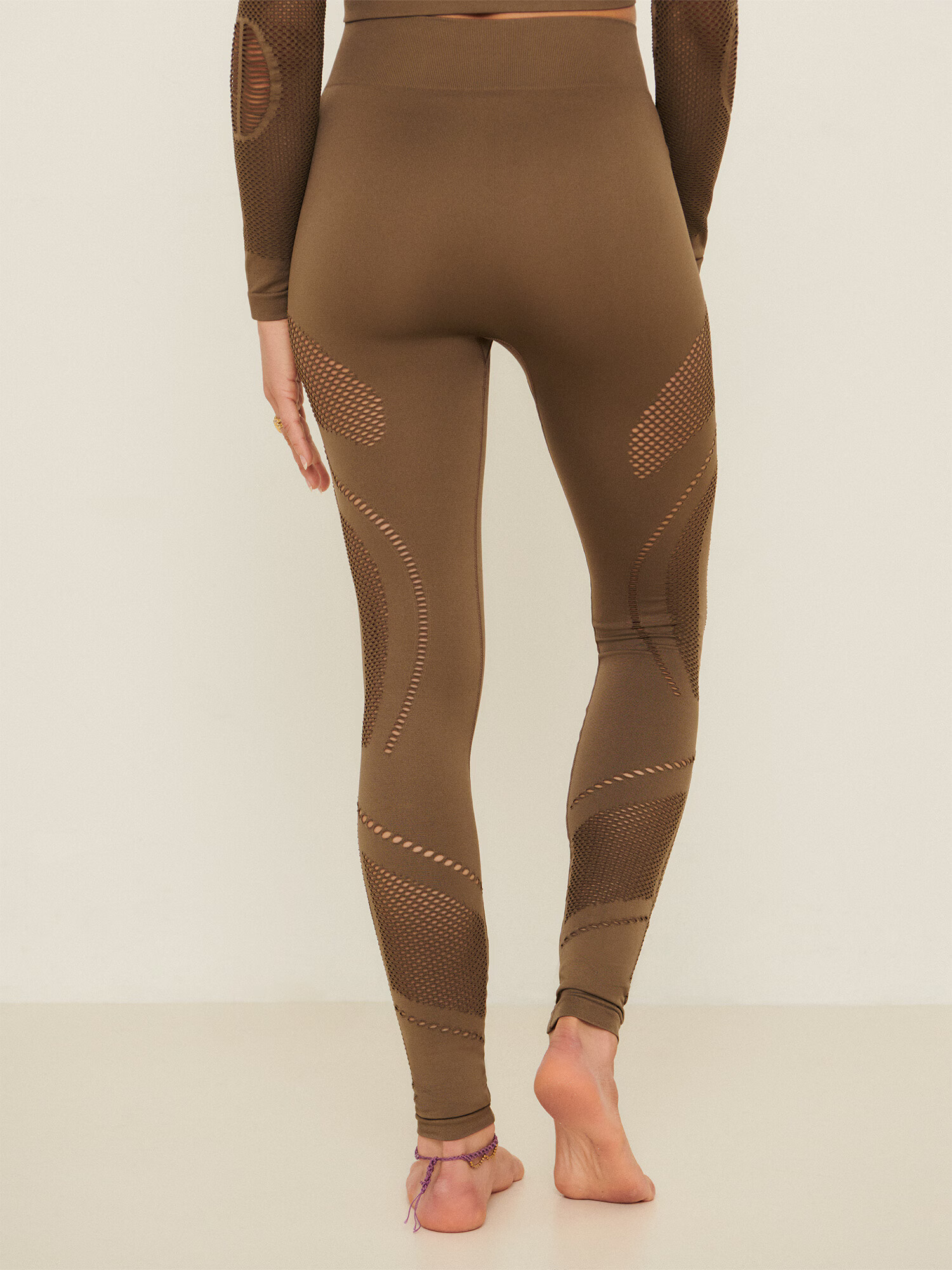 ABOUT YOU x Sofia Tsakiridou Leggings 'Nia' maro - Pled.ro