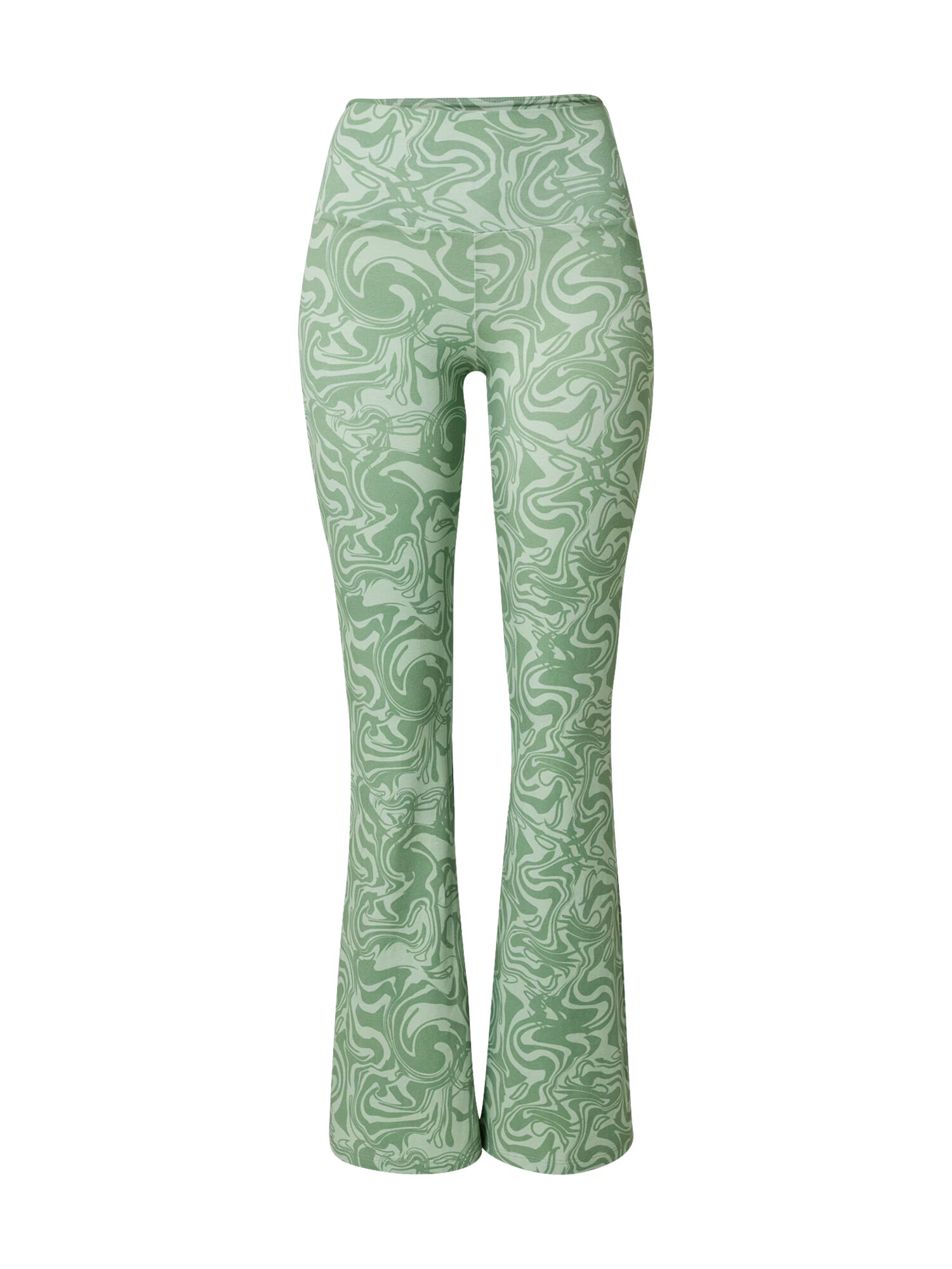 ABOUT YOU x Sofia Tsakiridou Pantaloni 'Ines' verde / verde deschis - Pled.ro