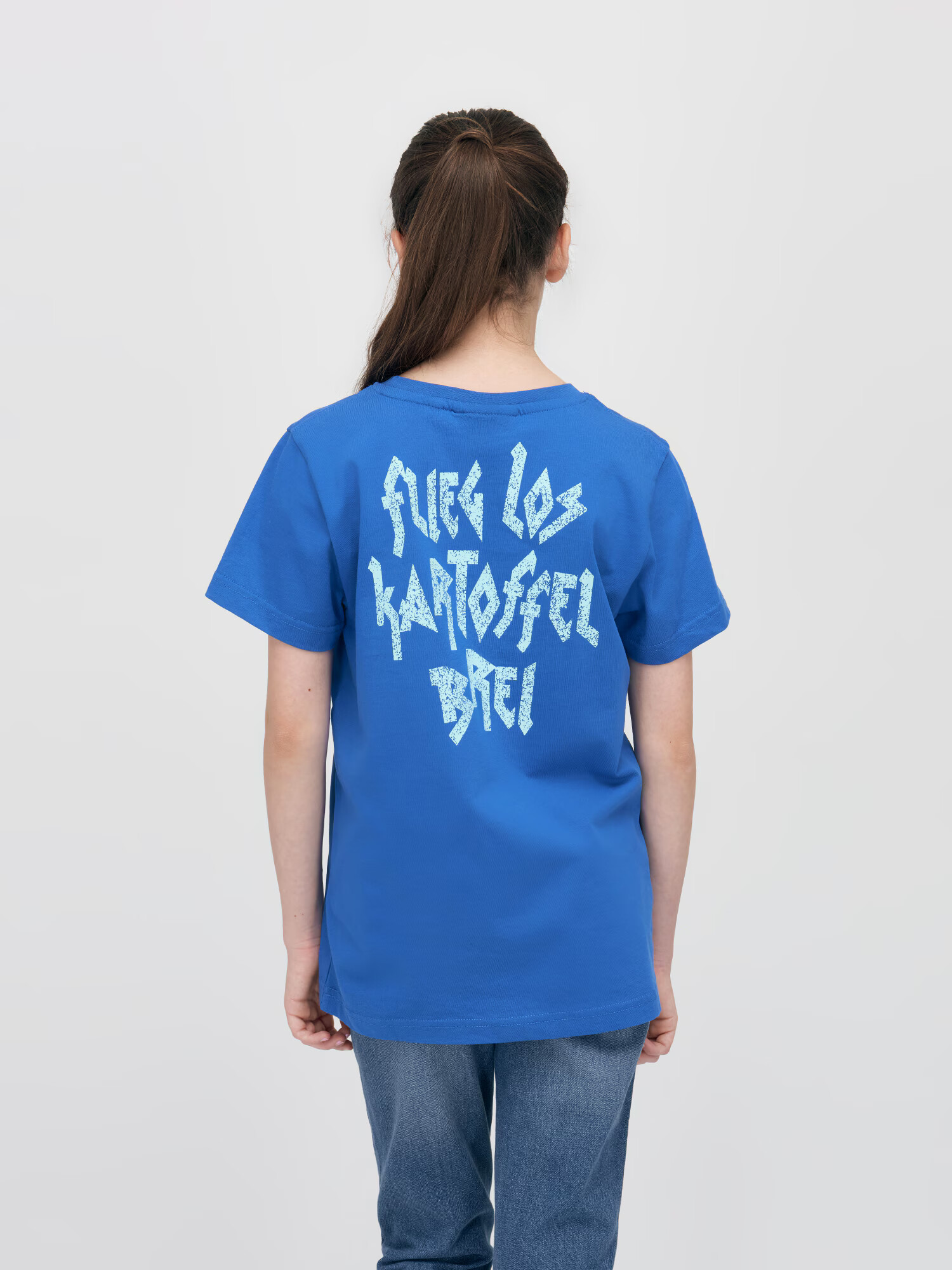 ABOUT YOU x StayKid Tricou 'KARTOFFELBREI' albastru - Pled.ro