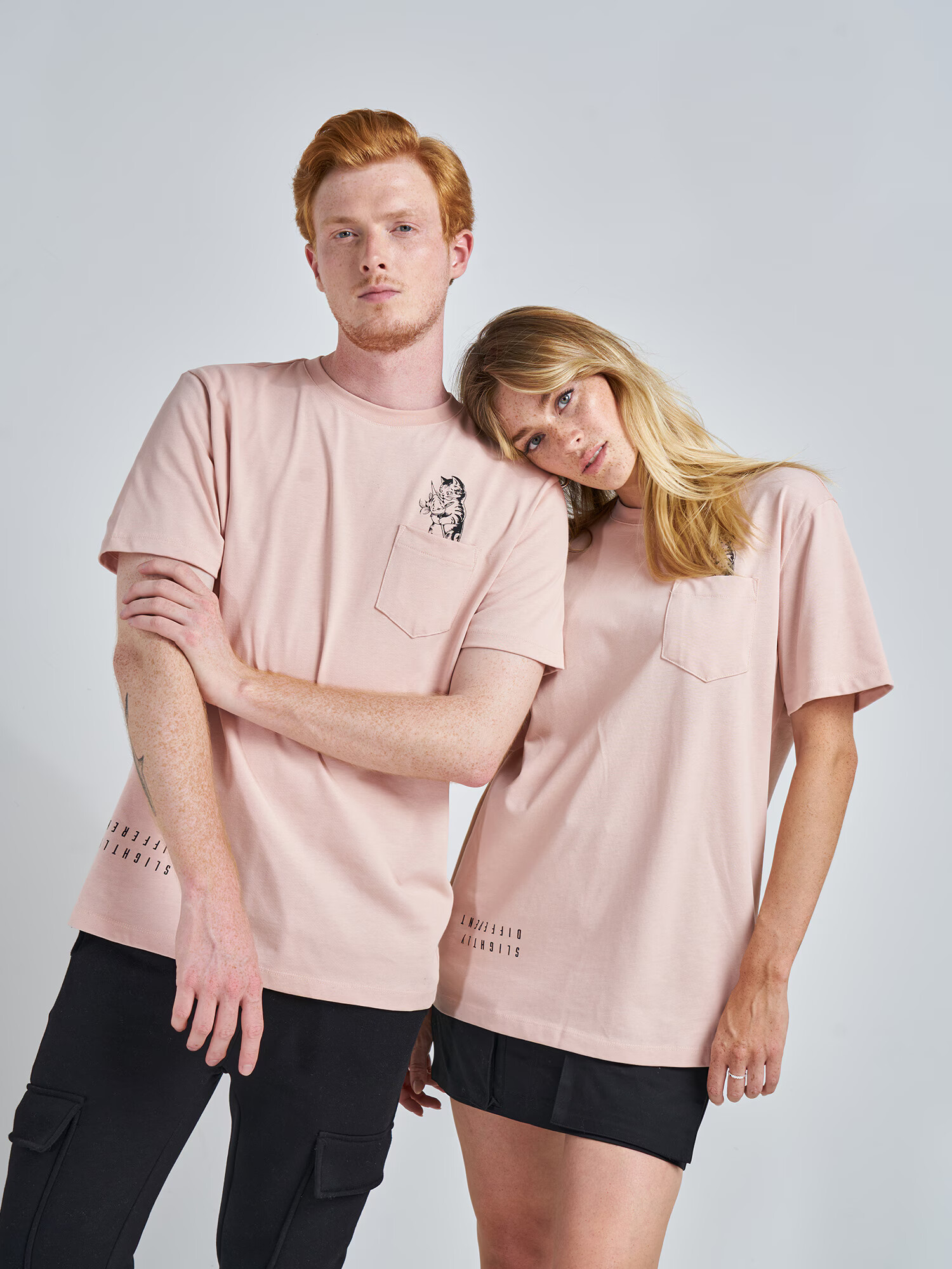 ABOUT YOU x Swalina&Linus Tricou 'Liam' rosé - Pled.ro