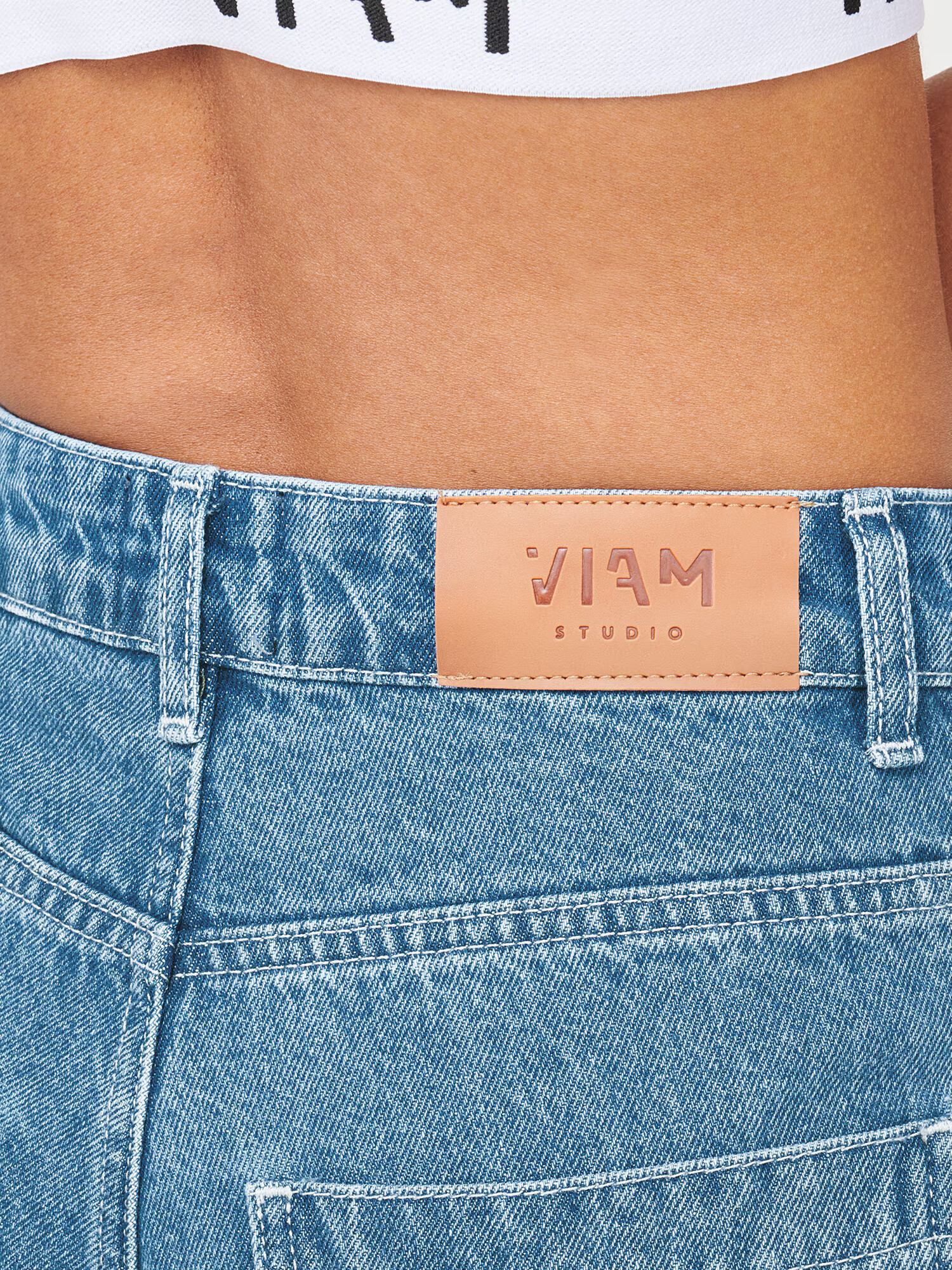 ABOUT YOU x VIAM Studio Jeans 'Energy' albastru - Pled.ro