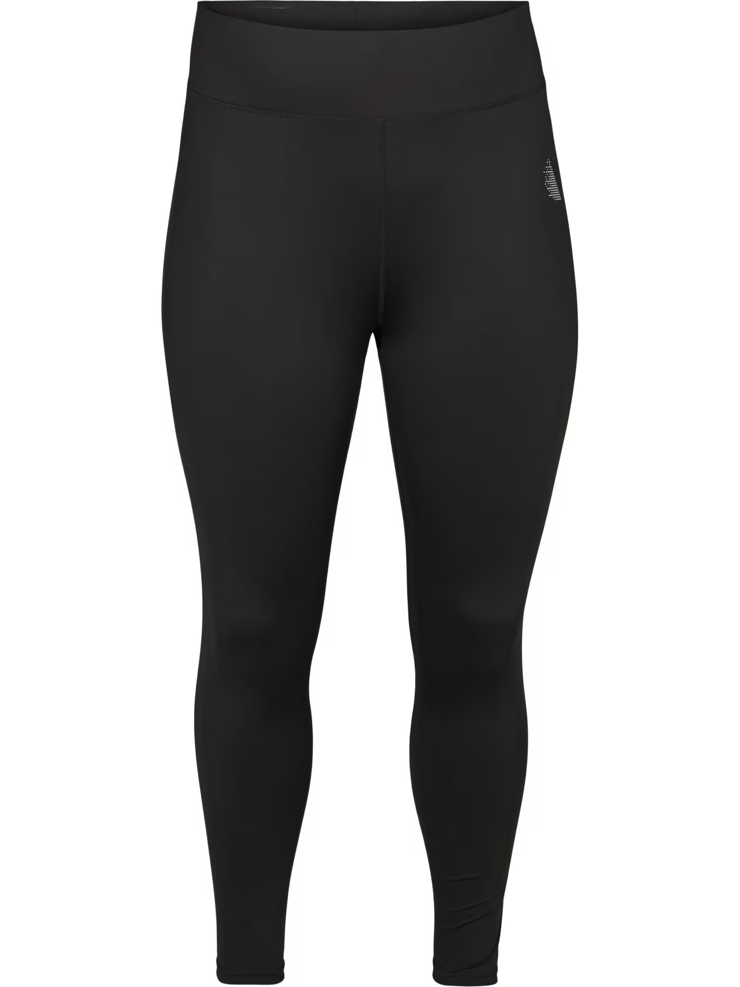 Active by Zizzi Pantaloni sport 'Abasic' negru / alb - Pled.ro