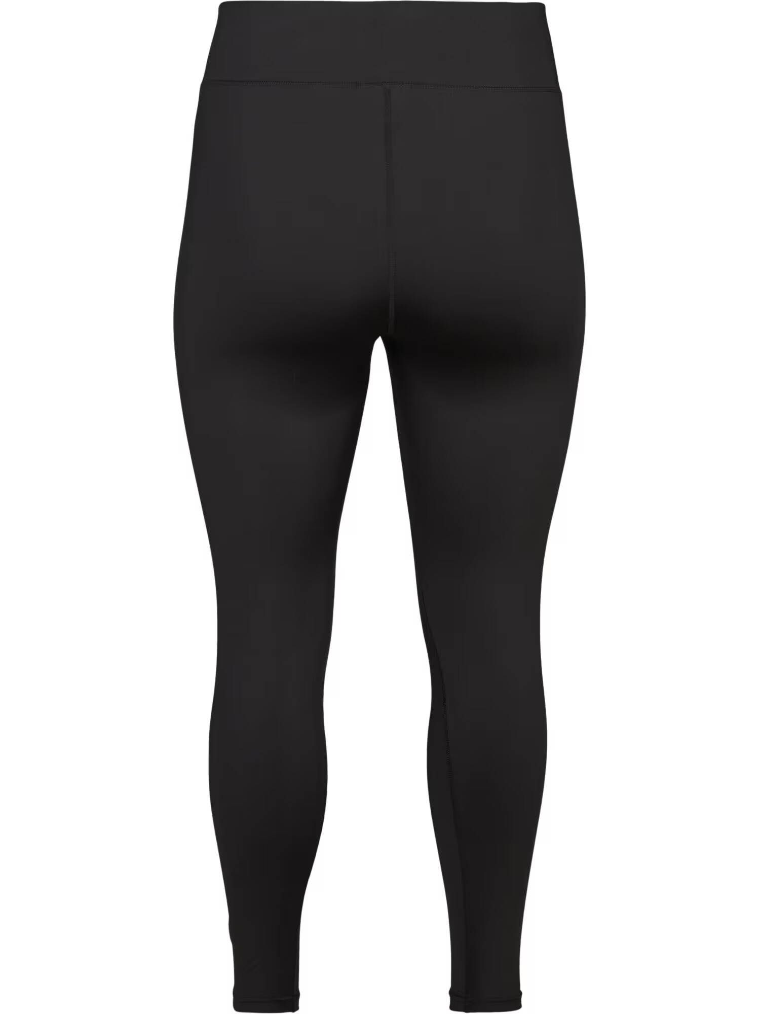 Active by Zizzi Pantaloni sport 'Abasic' negru / alb - Pled.ro