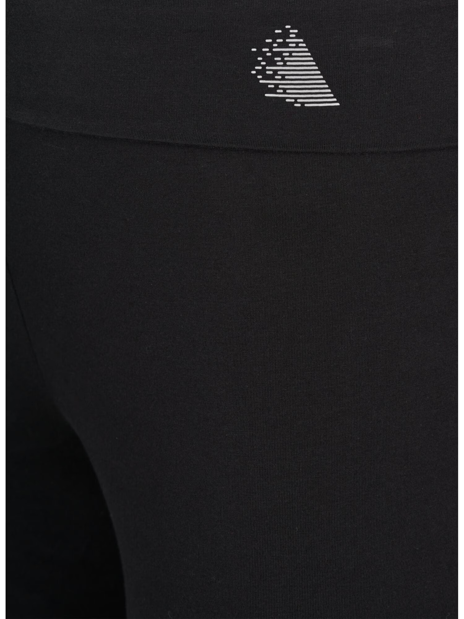 Active by Zizzi Pantaloni sport 'Abasic' negru / alb - Pled.ro