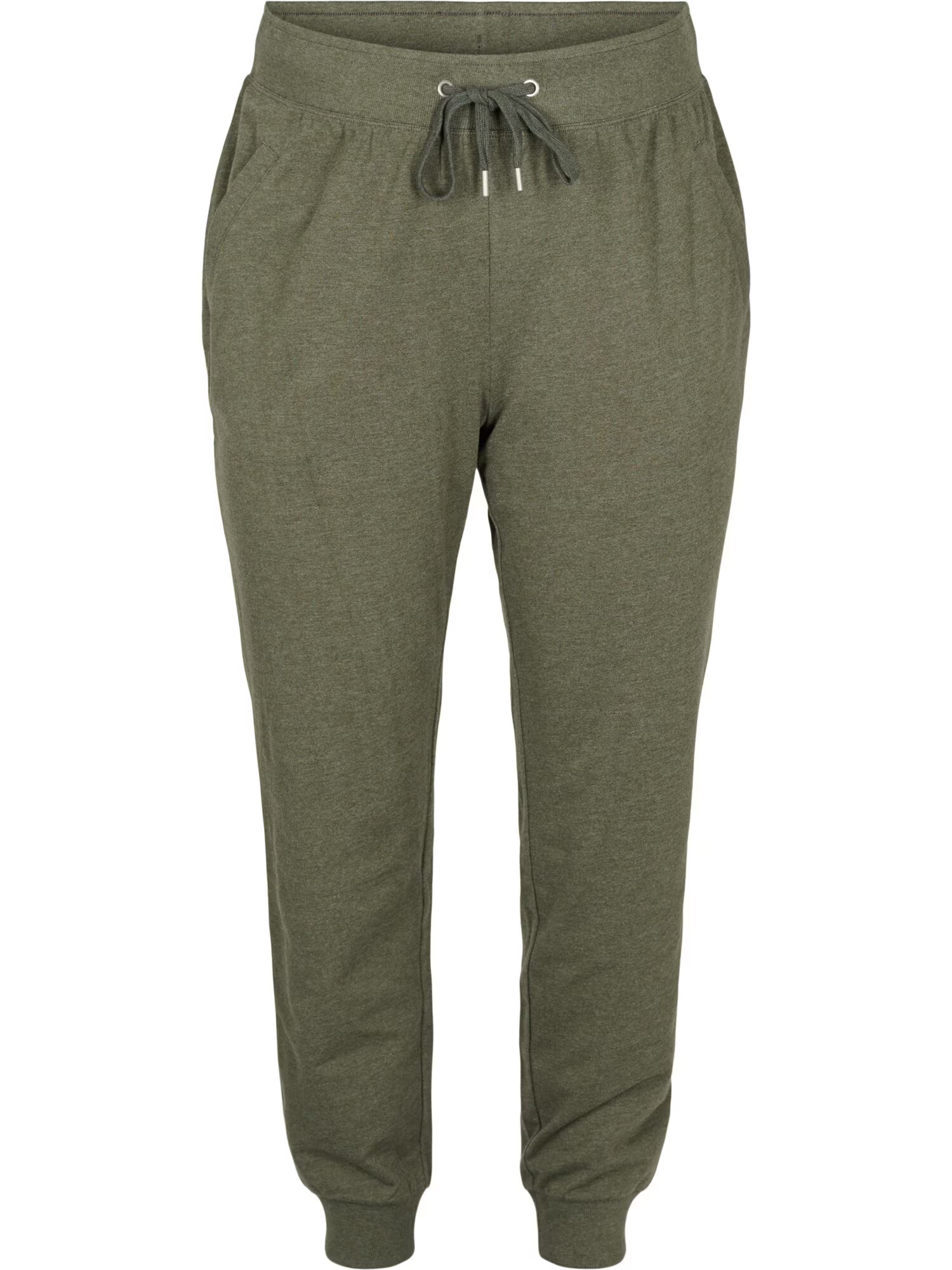 Active by Zizzi Pantaloni sport 'CADALIA' kaki - Pled.ro