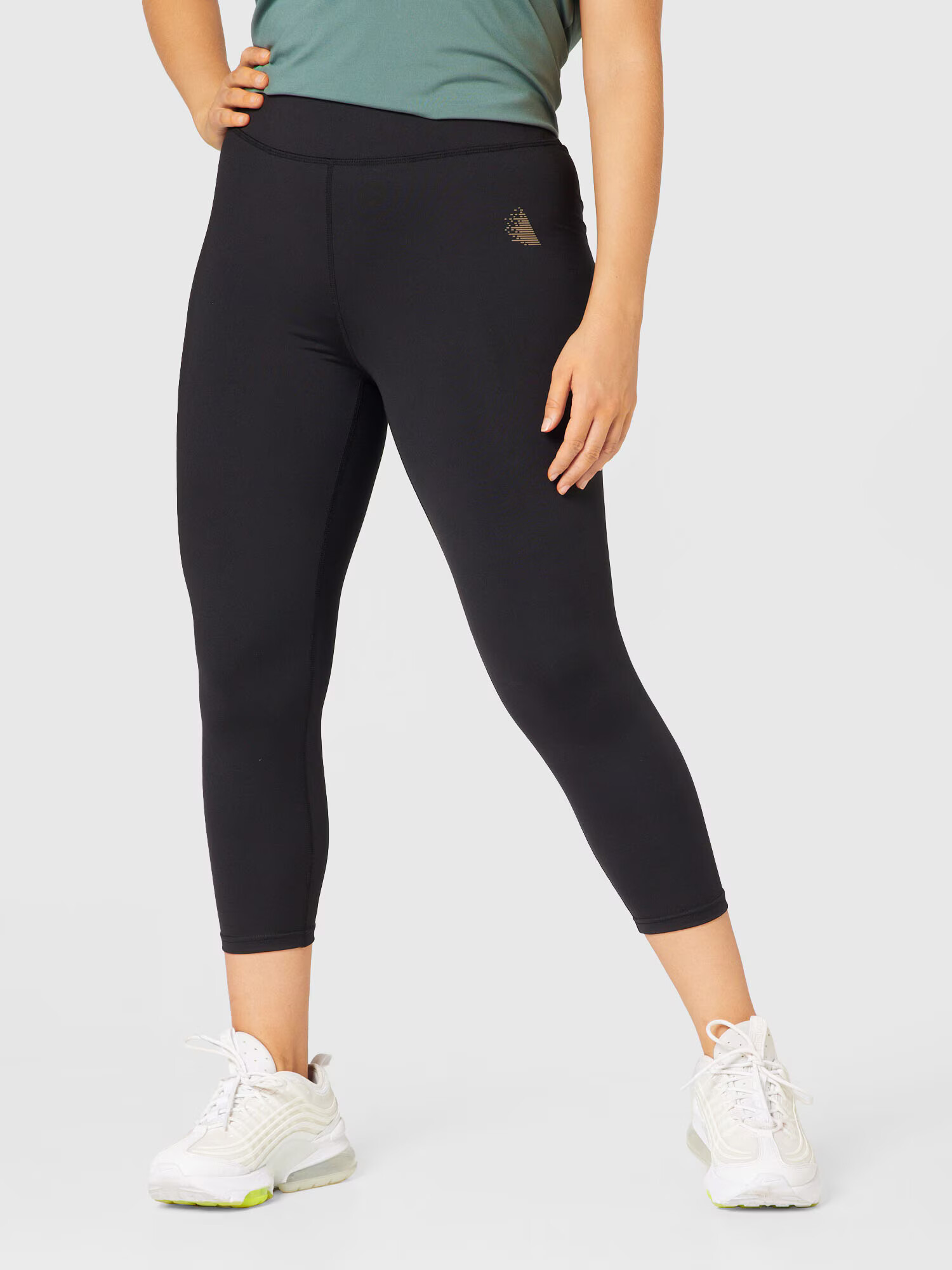 Active by Zizzi Pantaloni sport nisipiu / negru - Pled.ro