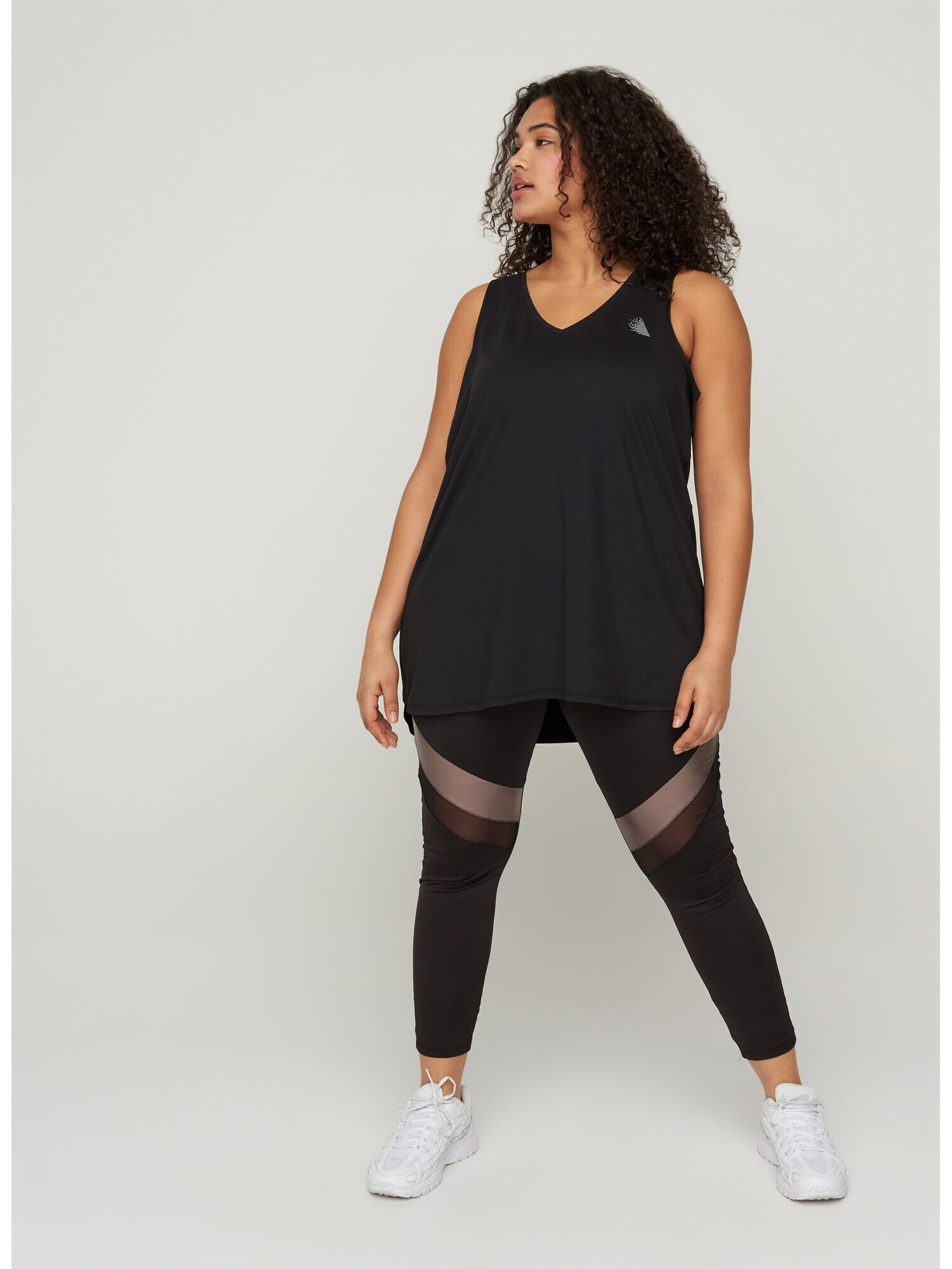 Active by Zizzi Sport top 'Abasic' negru - Pled.ro