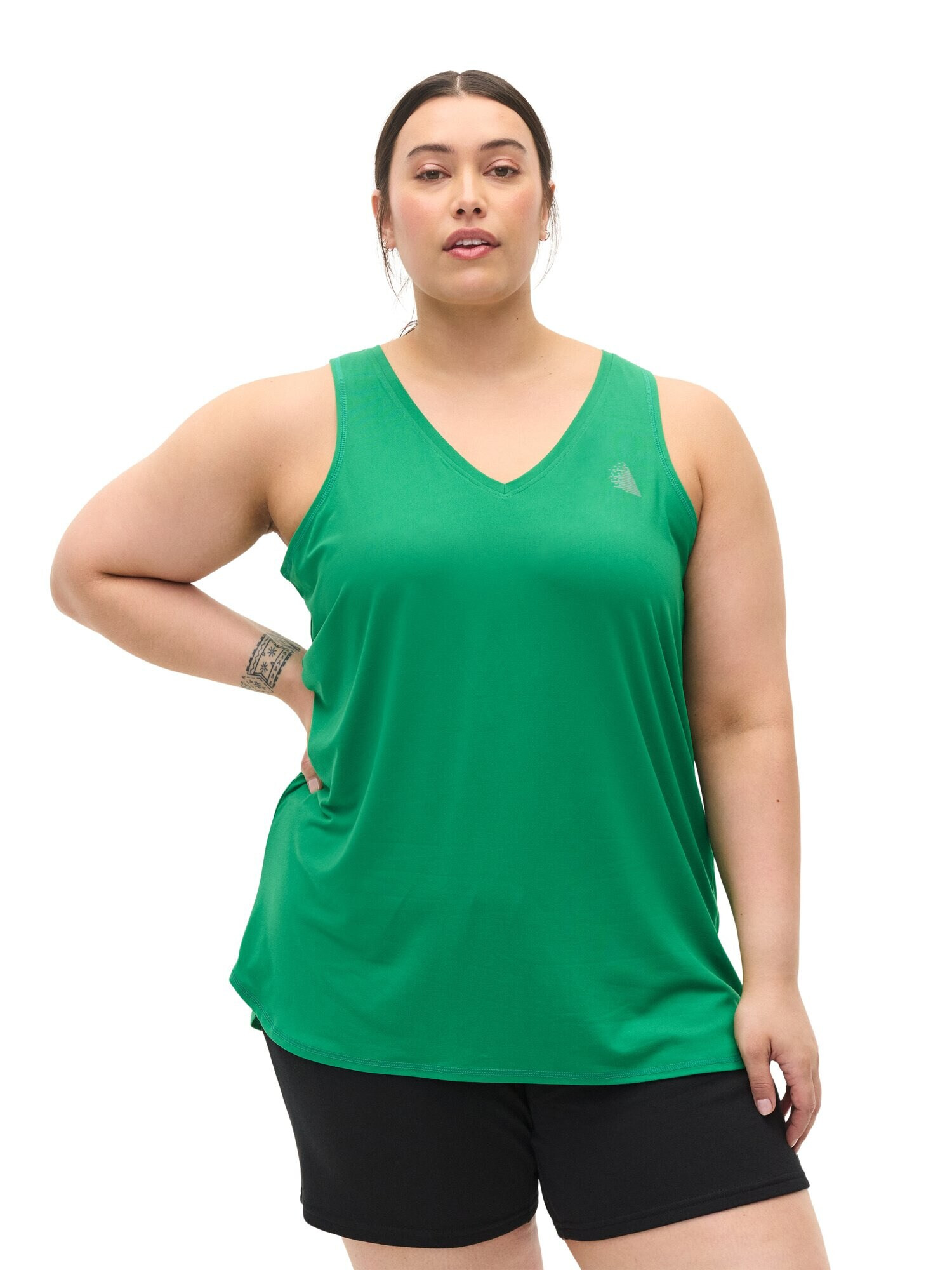 Active by Zizzi Sport top verde - Pled.ro