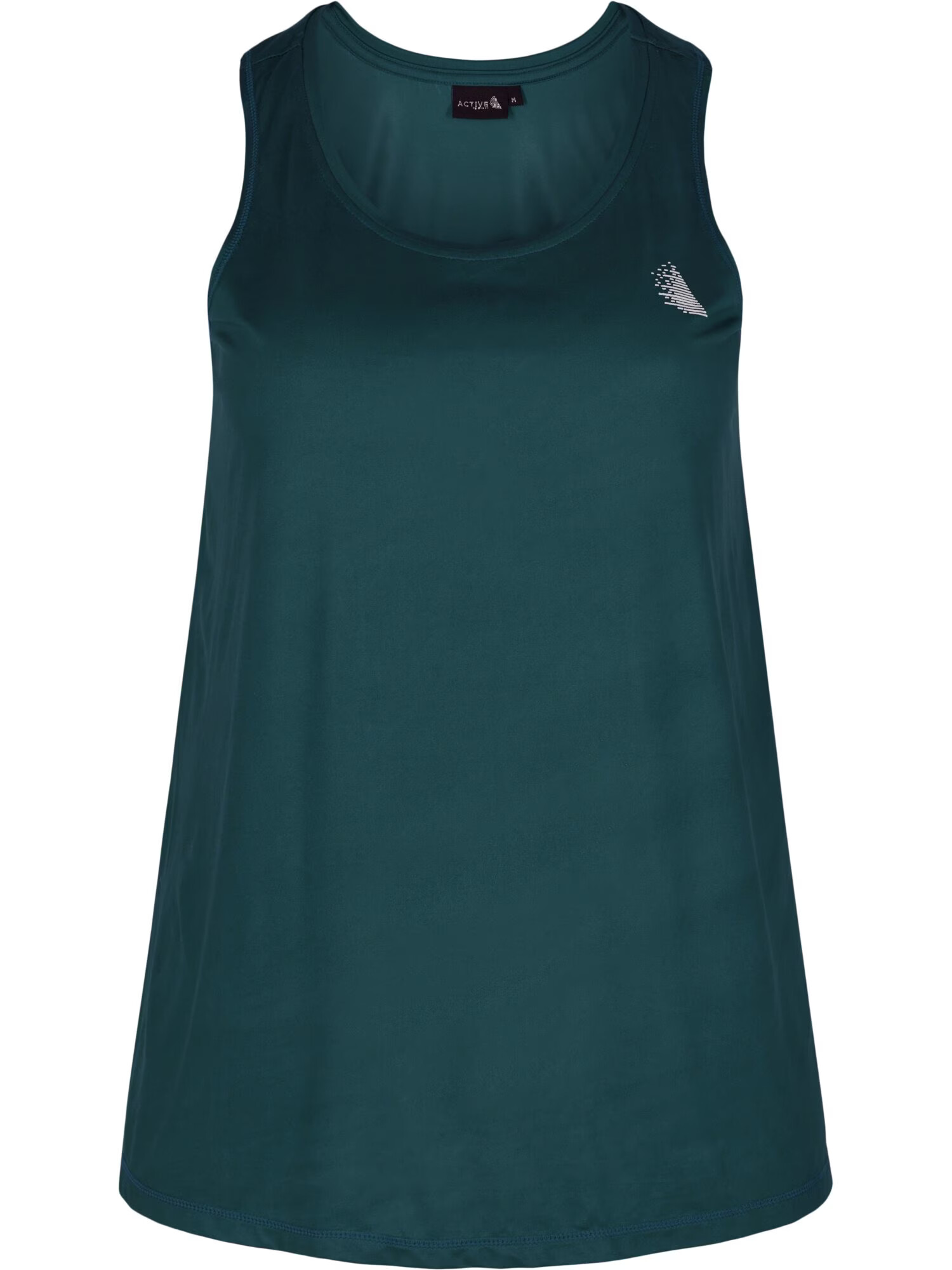 Active by Zizzi Sport top verde smarald / alb - Pled.ro