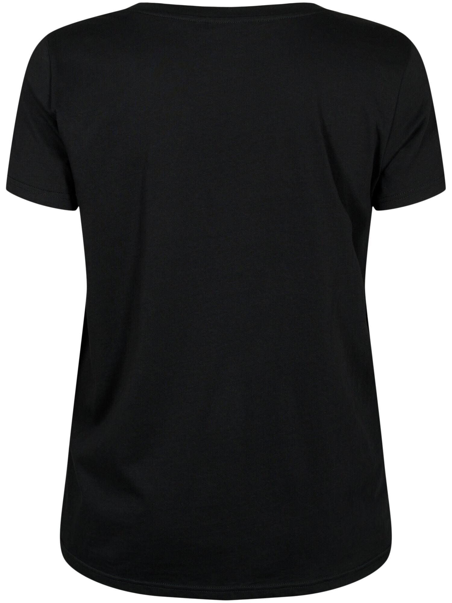 Active by Zizzi Tricou 'ALOGO' negru / alb - Pled.ro