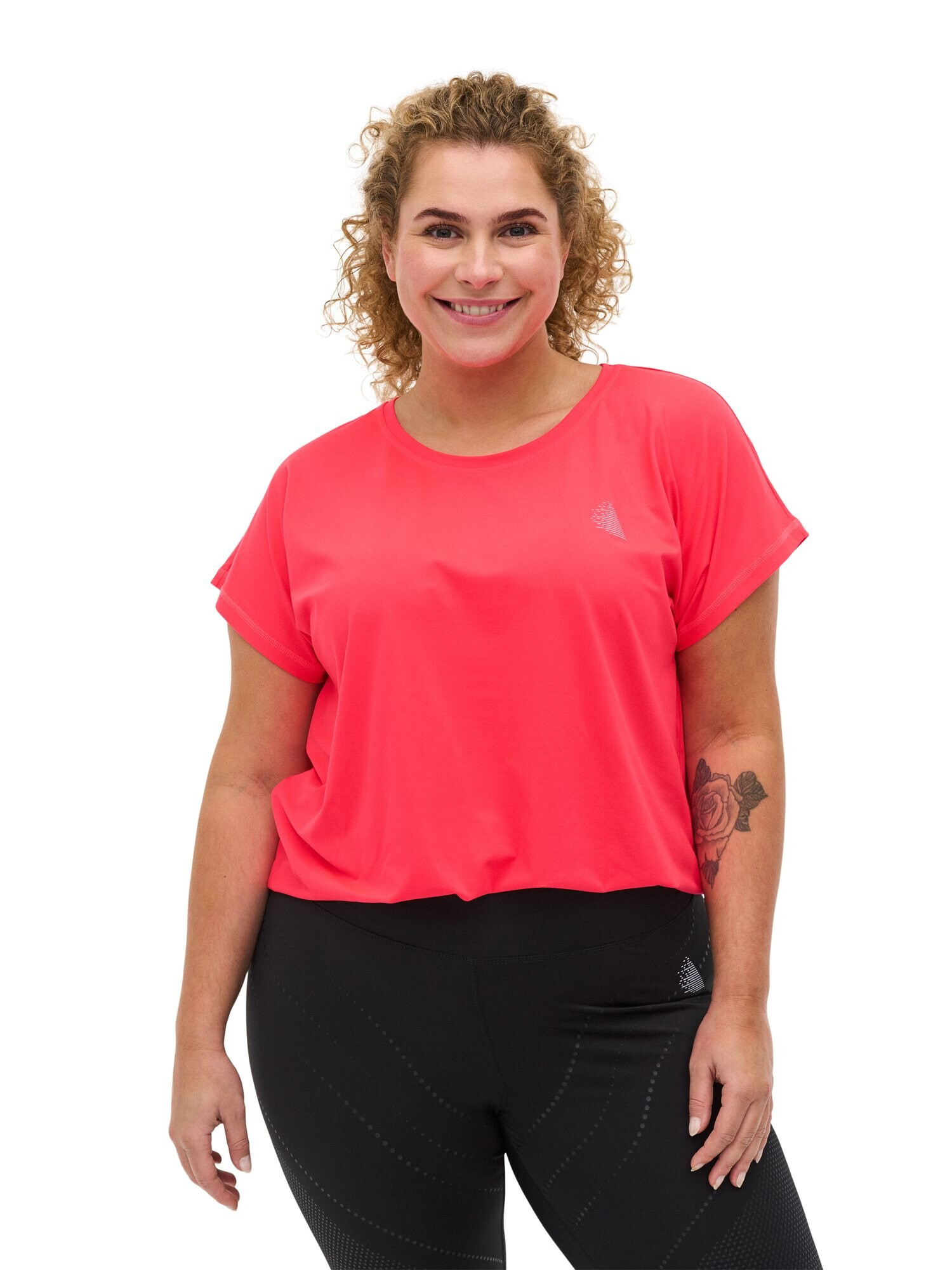 Active by Zizzi Tricou funcțional 'ABASIC' roz - Pled.ro