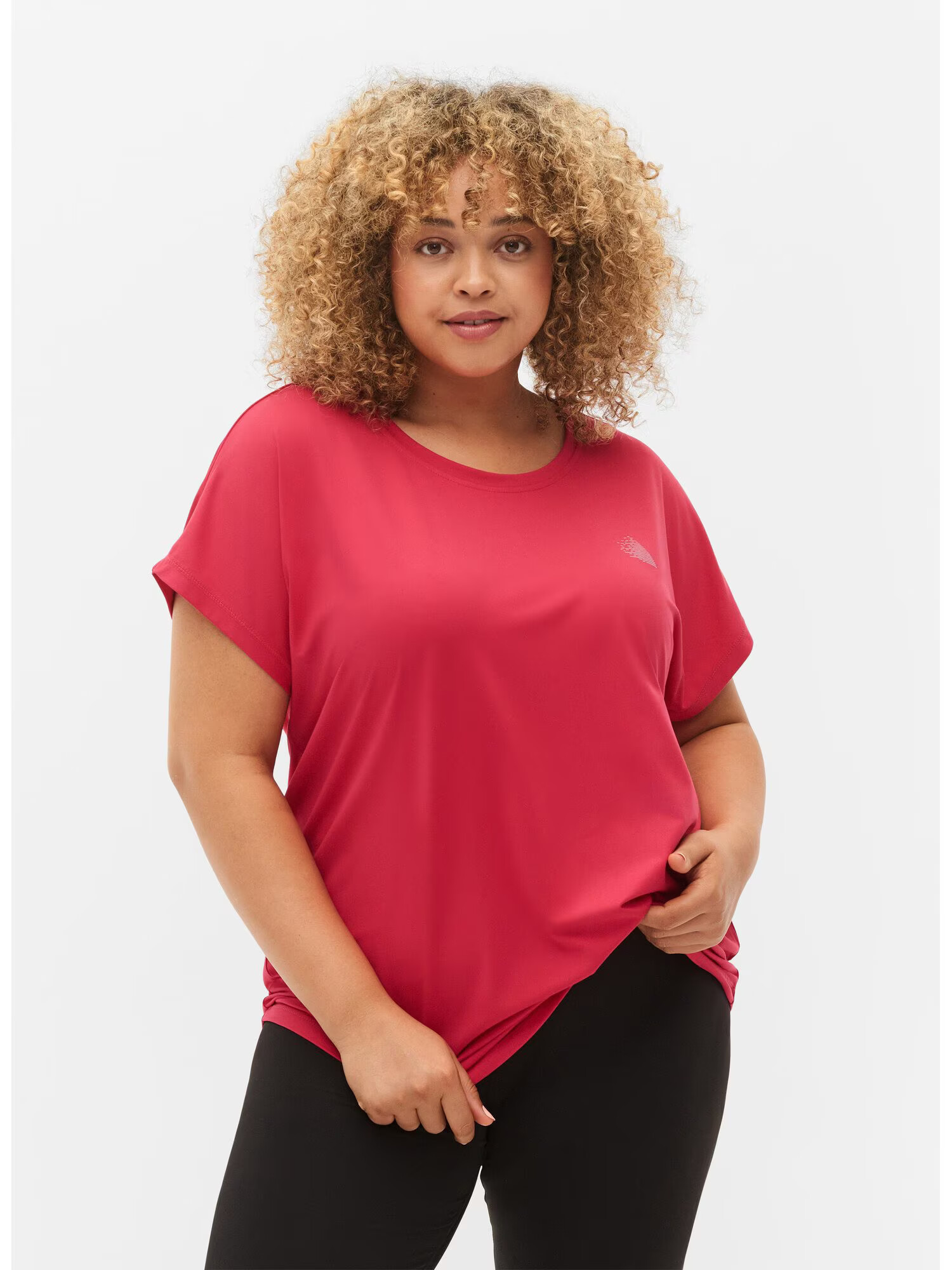 Active by Zizzi Tricou funcțional gri / roz - Pled.ro