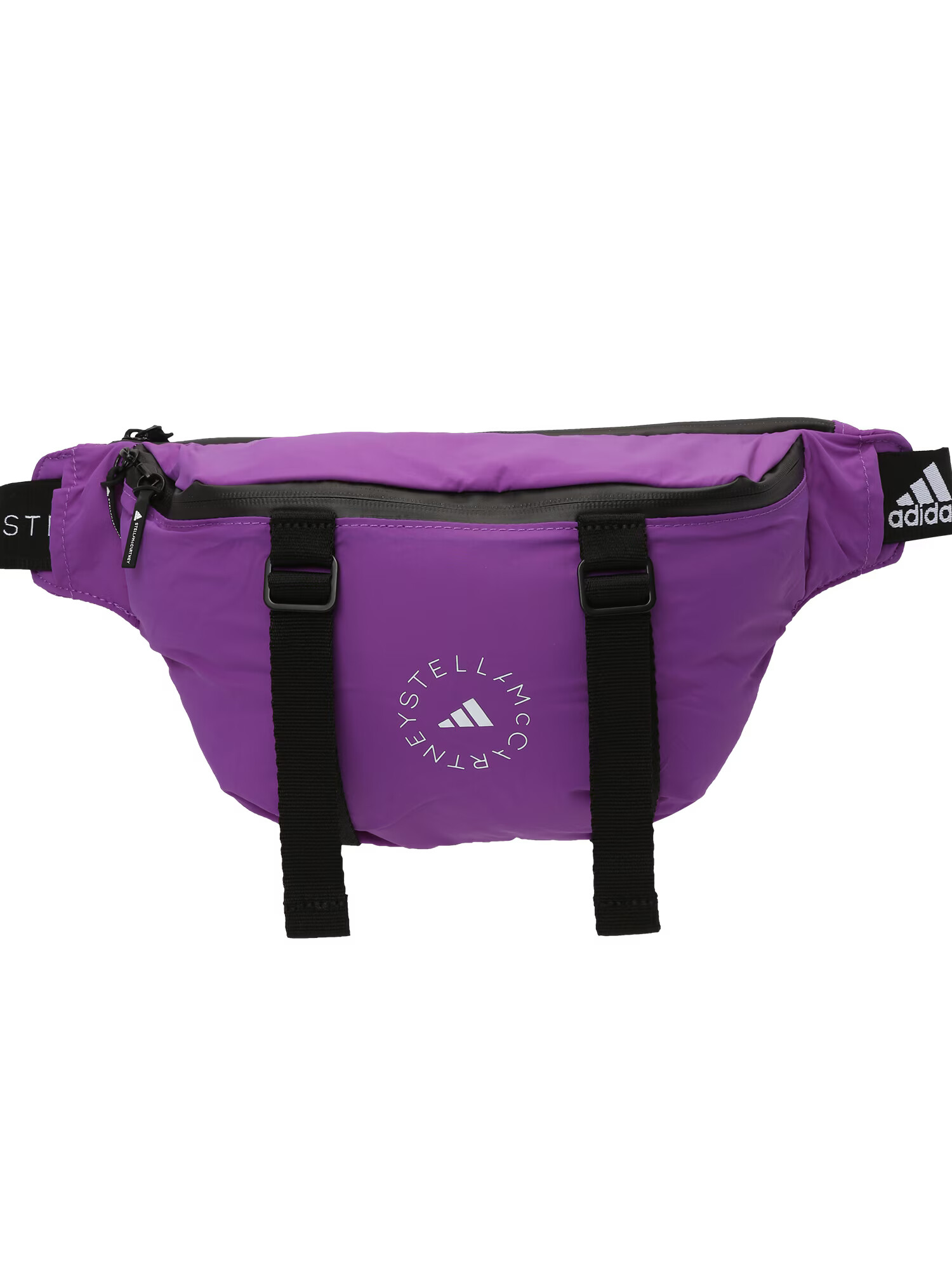 ADIDAS BY STELLA MCCARTNEY Borsetă sport 'Convertible Bumbag' mov închis / negru / alb - Pled.ro