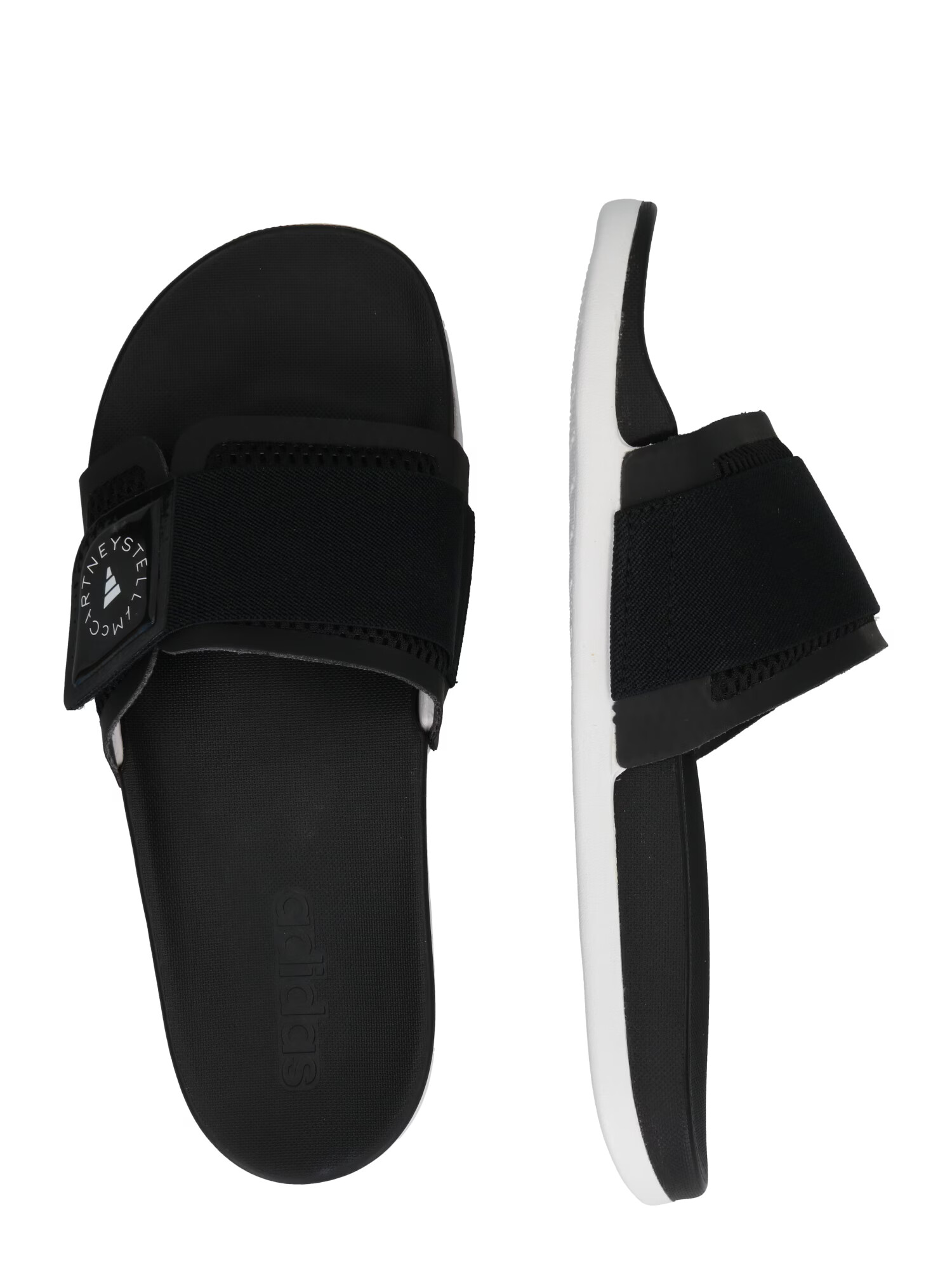 ADIDAS BY STELLA MCCARTNEY Flip-flops '' negru / alb - Pled.ro