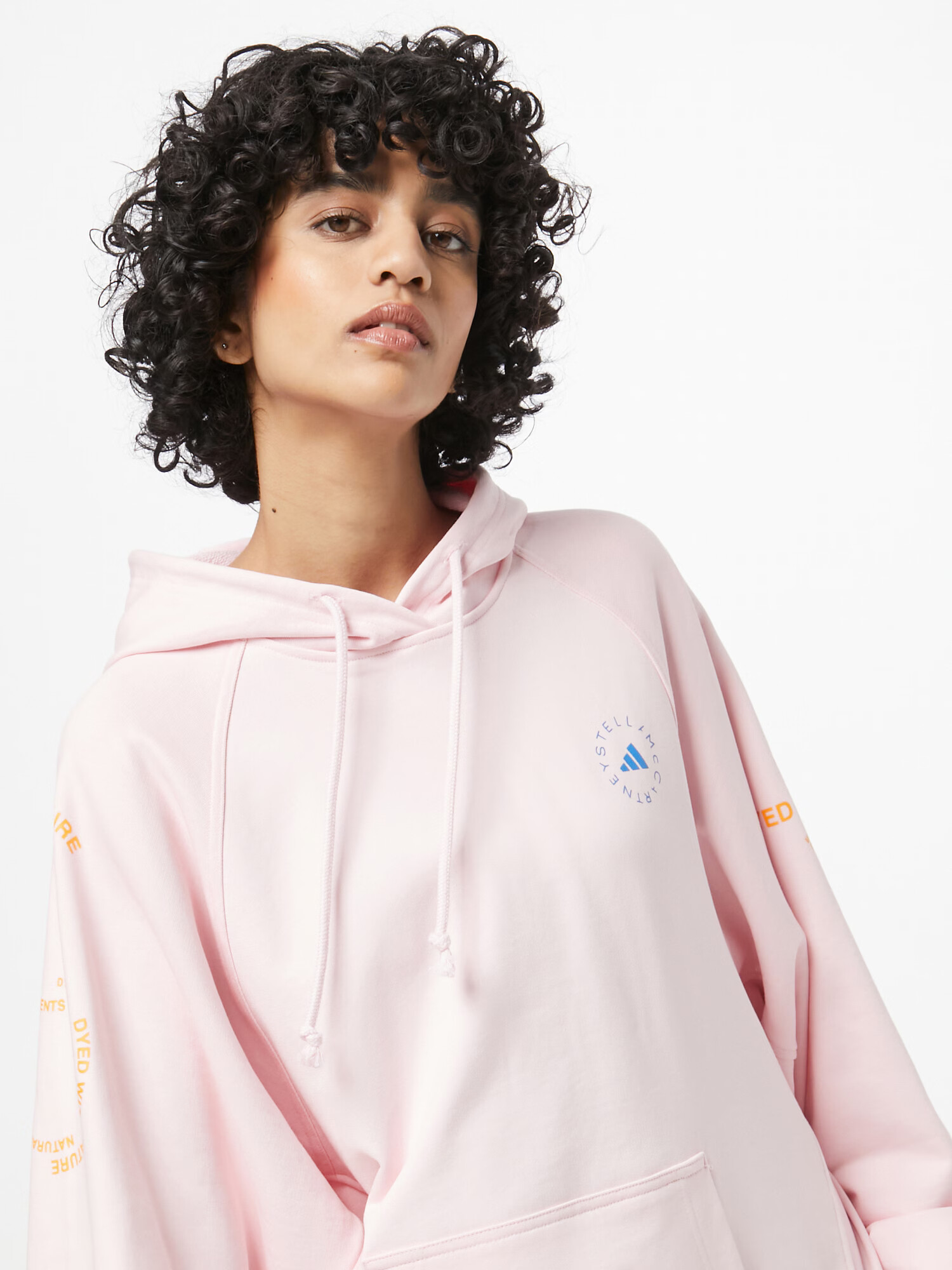 ADIDAS BY STELLA MCCARTNEY Hanorac sport 'Pull-On' albastru / portocaliu / roz - Pled.ro