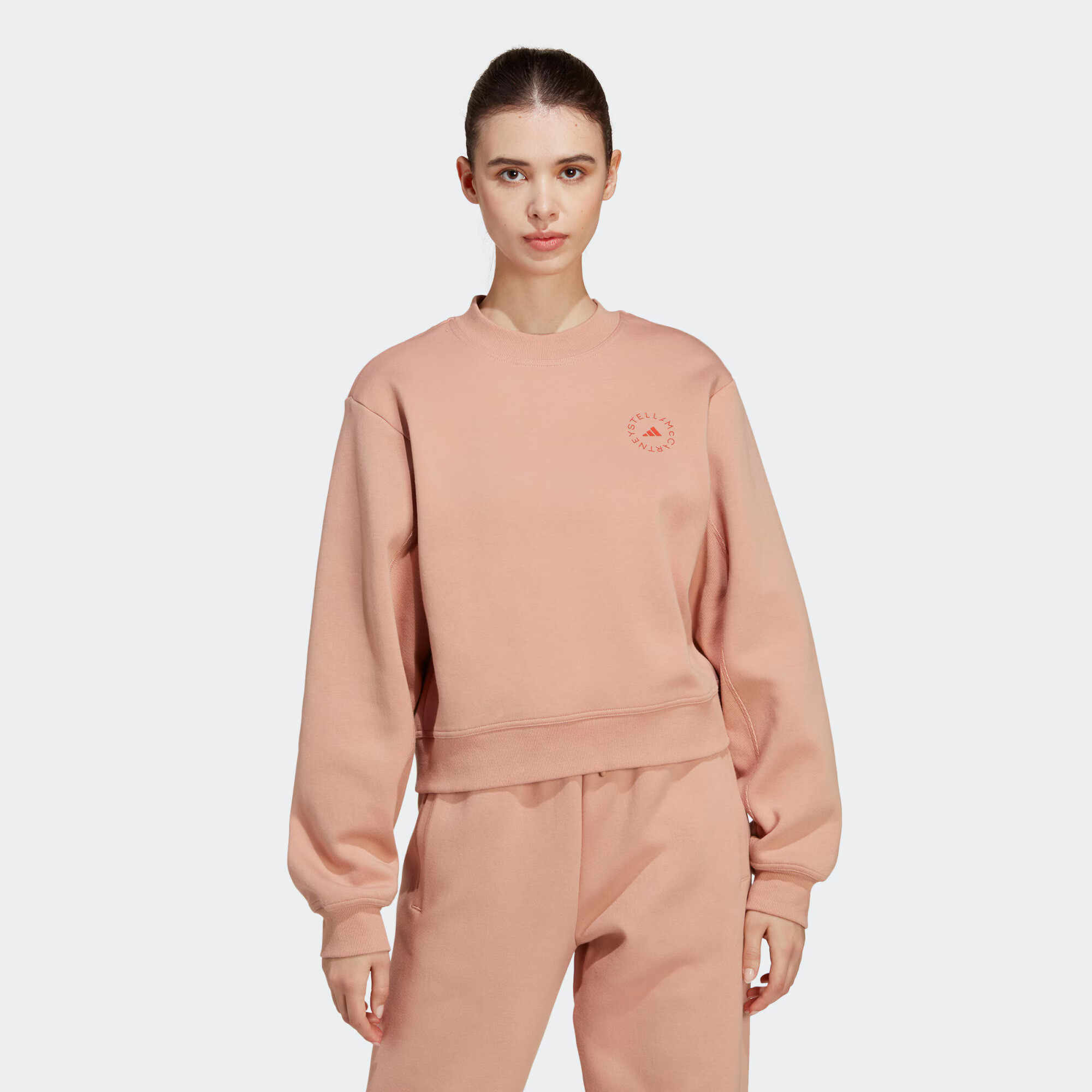 ADIDAS BY STELLA MCCARTNEY Hanorac sport roz - Pled.ro