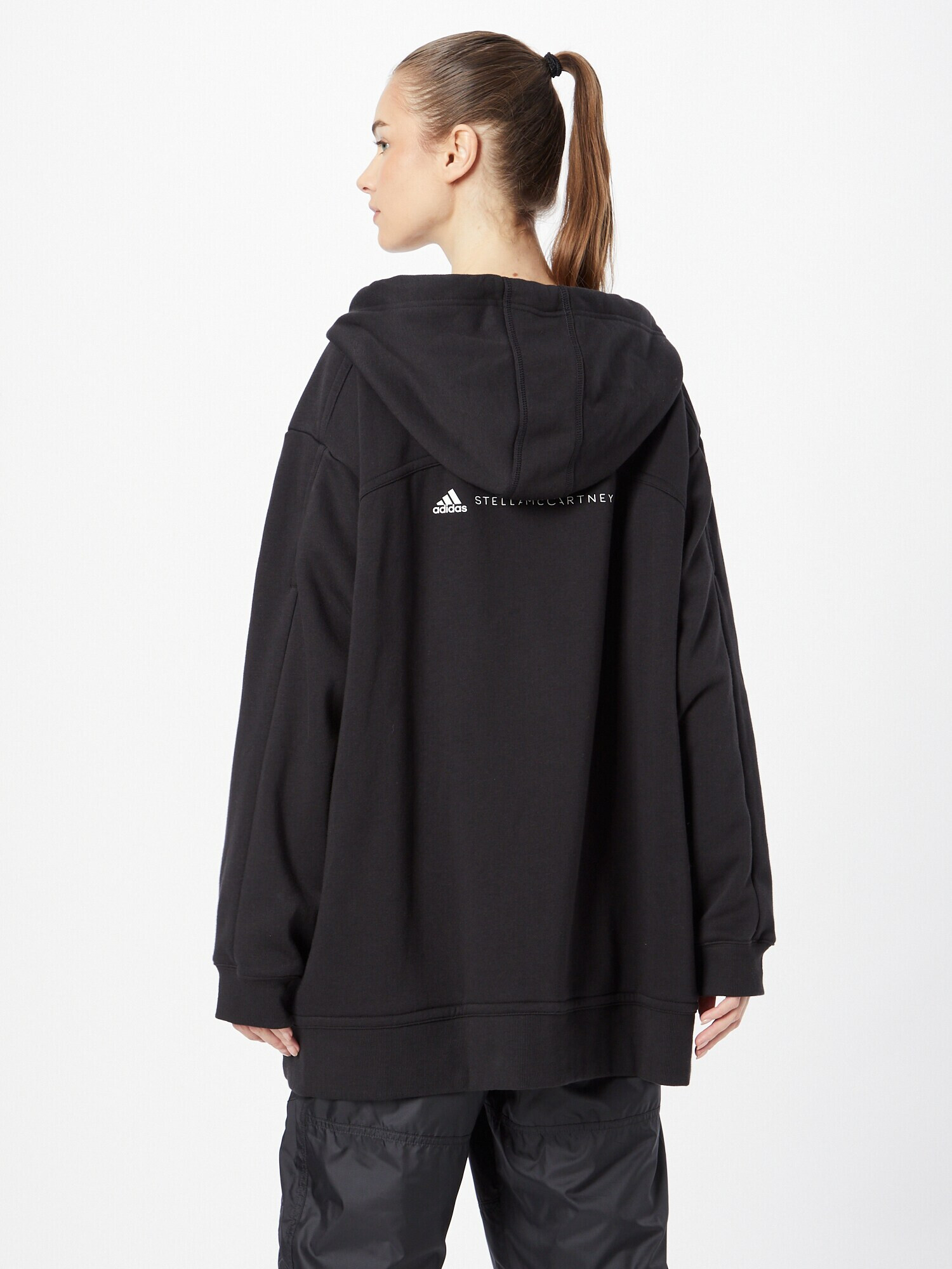 ADIDAS BY STELLA MCCARTNEY Jachetă fleece funcțională 'Truestrength 3-In-1' negru / alb - Pled.ro